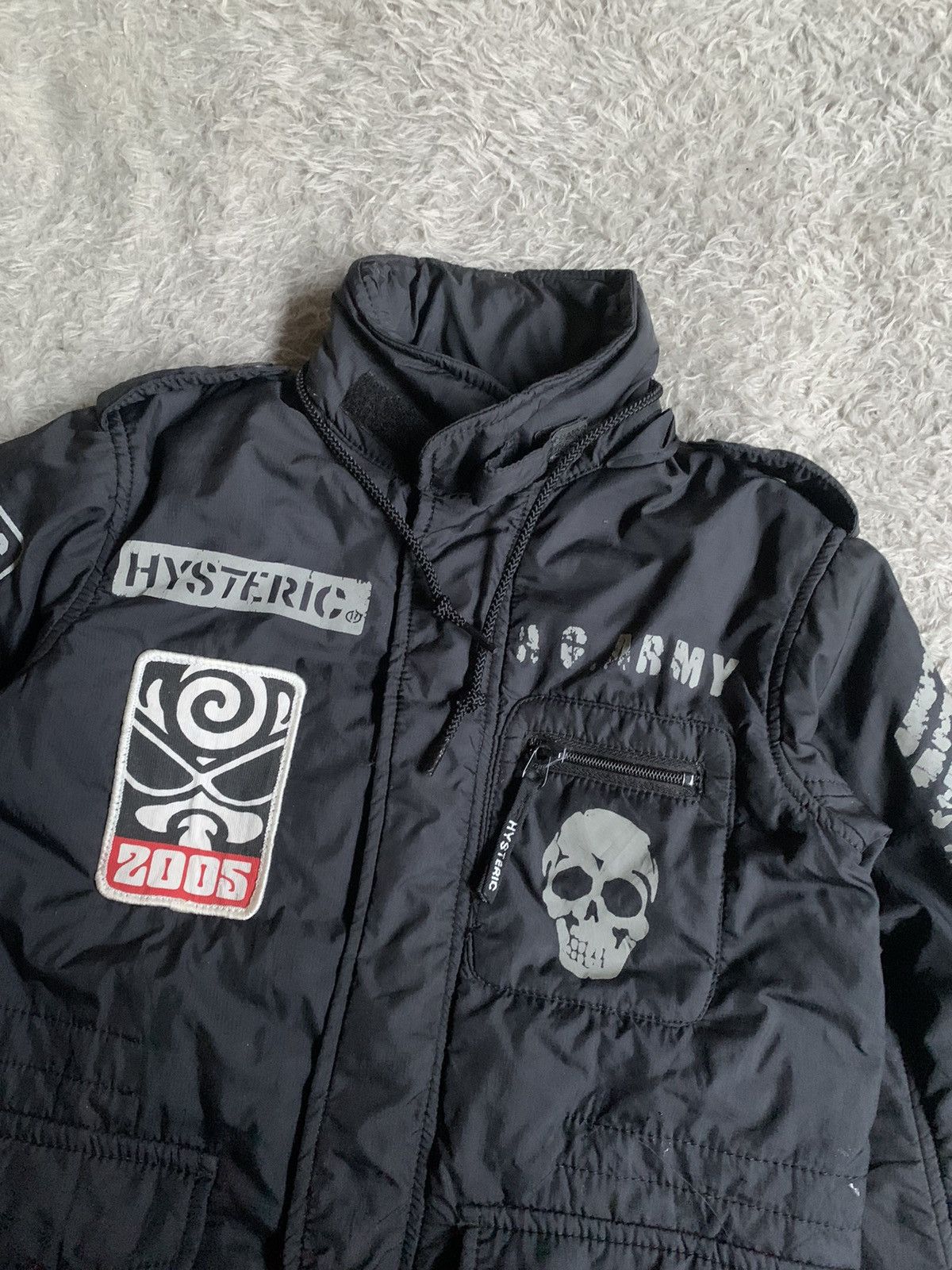 Hysteric Glamour × Japanese Brand × Vintage Vintage Hysteric Mini Kid M65 Jacket Size XS / US 0-2 / IT 36-38 - 2 Thumbnail