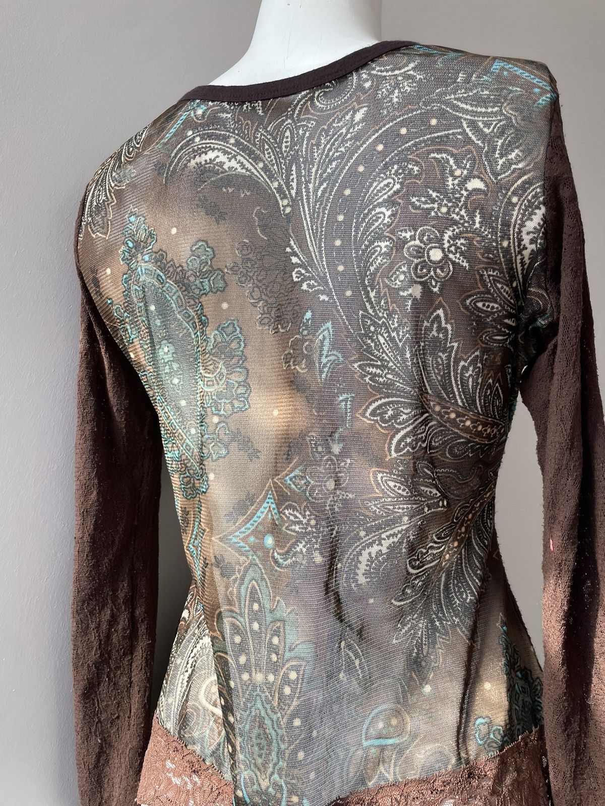 Vintage y2k blouse Size L / US 10 / IT 46 - 14 Thumbnail