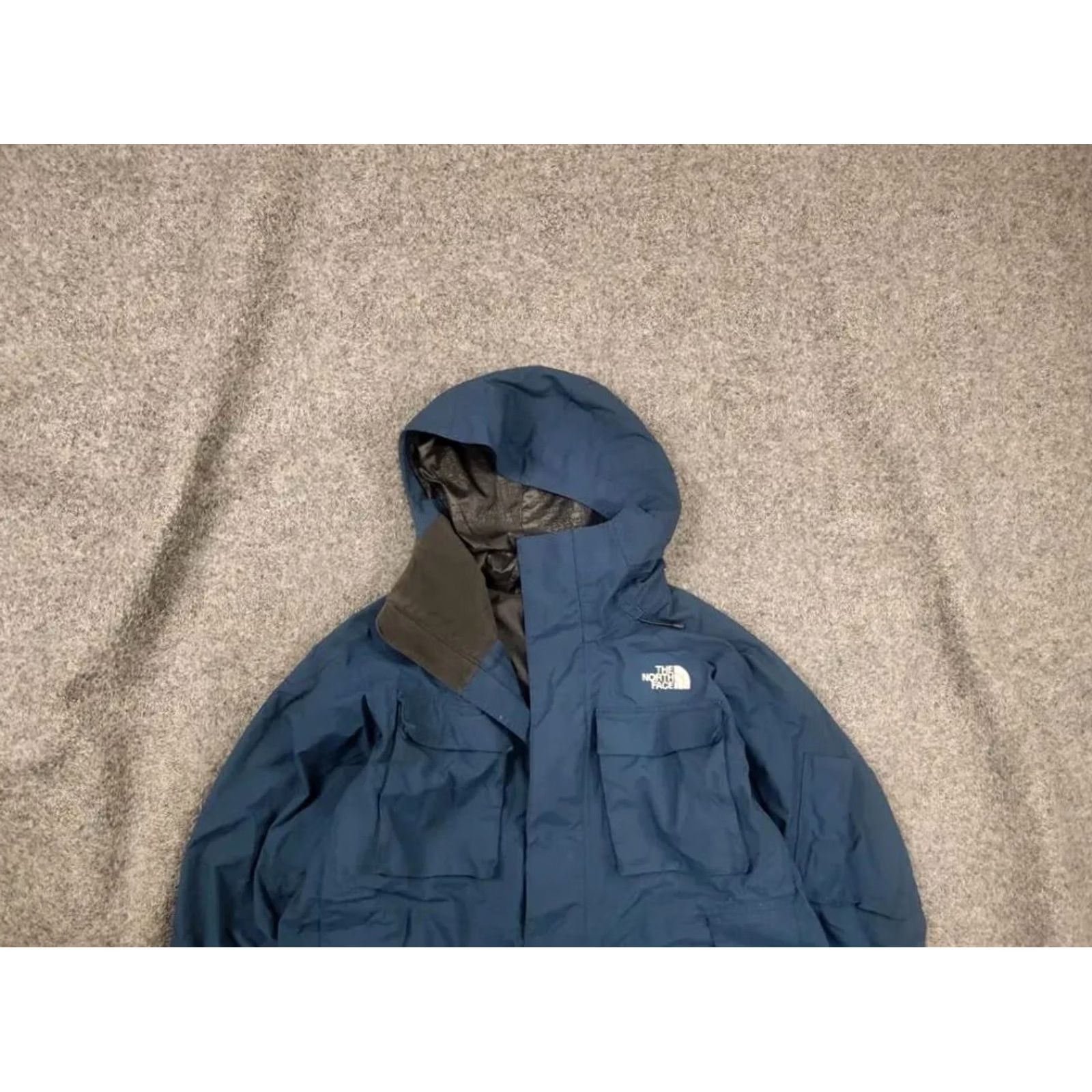 The North Face VINTAGE The North Face Blue HyVent Waterproof Hooded Pocket Zip Ski Jacket Y2K Style Size US S / EU 44-46 / 1 - 2 Thumbnail
