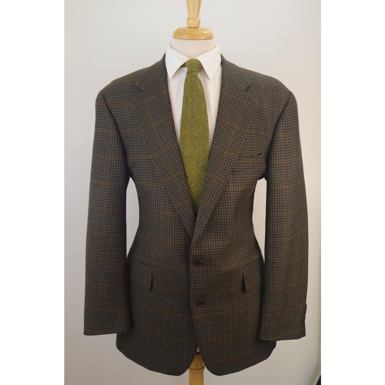Chaps Ralph Lauren 44L NOS Vintage 90s Chaps Ralph Lauren Blazer | Houndstooth Size 44L - 9 Thumbnail