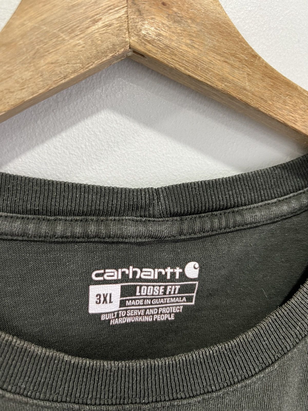 Carhartt Vintage Y2K Carhartt Pocket Tee Shirt 3XL Size US XXL / EU 58 / 5 - 4 Thumbnail