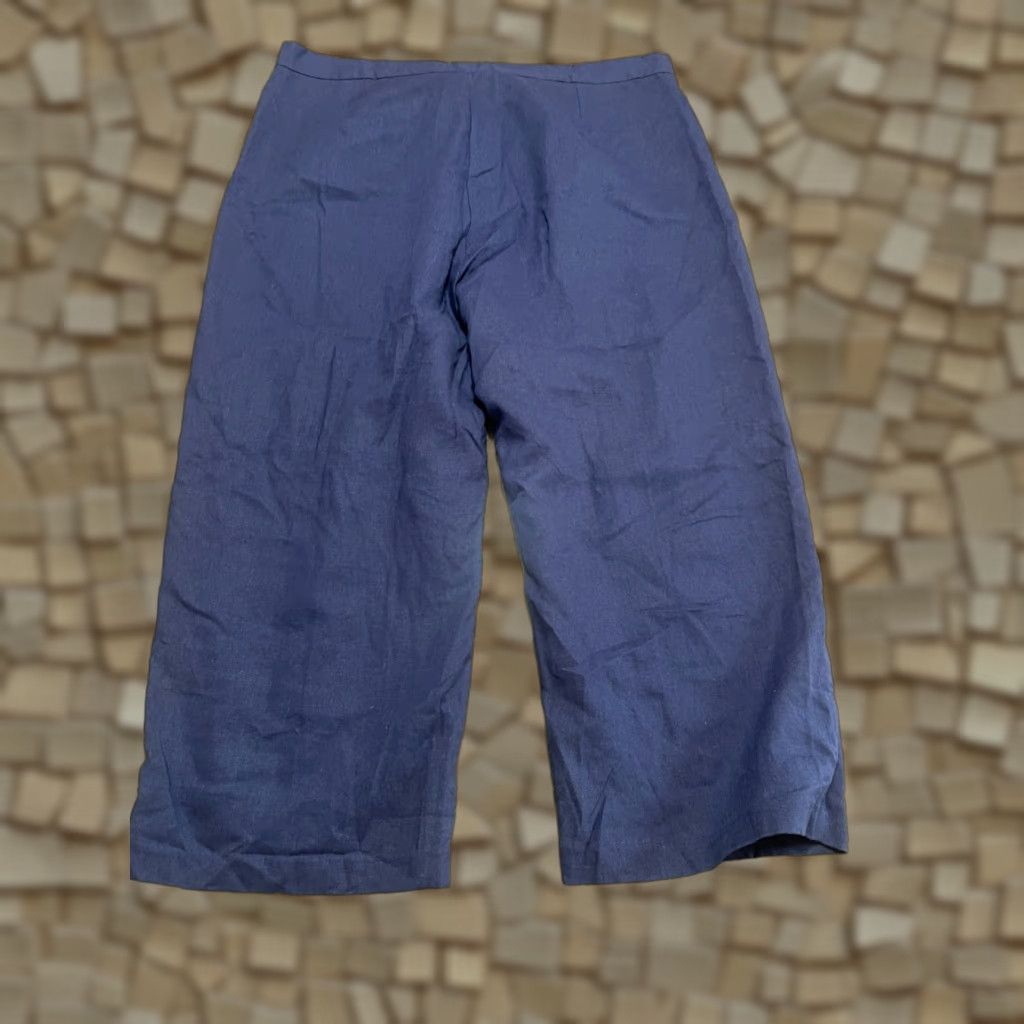 Vintage Jessica London Pants Women's Plus Size 16W Blue Capri Size 38" / US 16 / IT 52 - 1 Thumbnail