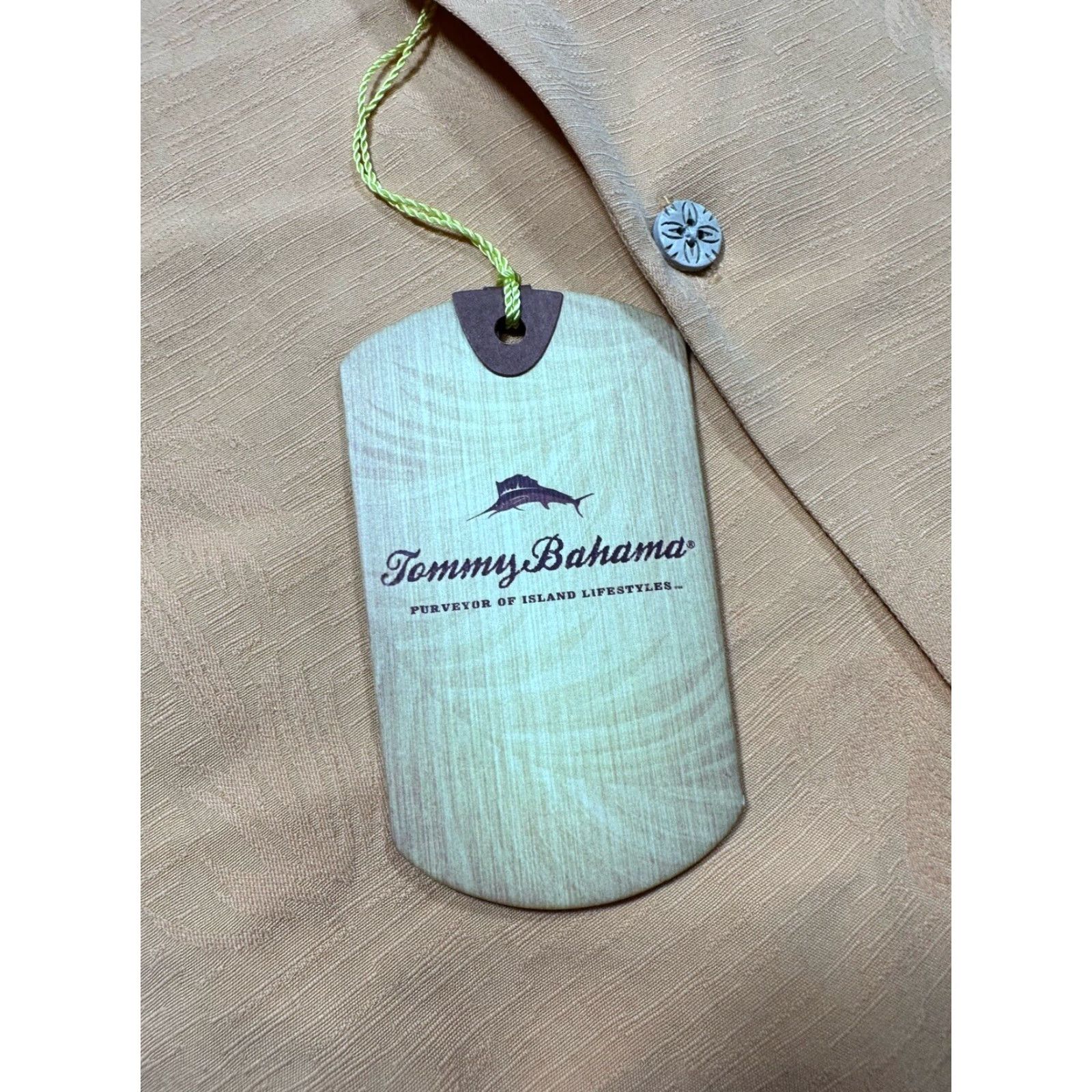 Tommy Bahama NEW Tommy Bahama Monaco Palms 100% Silk Hawaiian Shirt Orange 2XL Mens Short Sleeve Button-Up Shirt Hawaii Palm Trees Orange 2XL Size US XXL / EU 58 / 5 - 5 Thumbnail