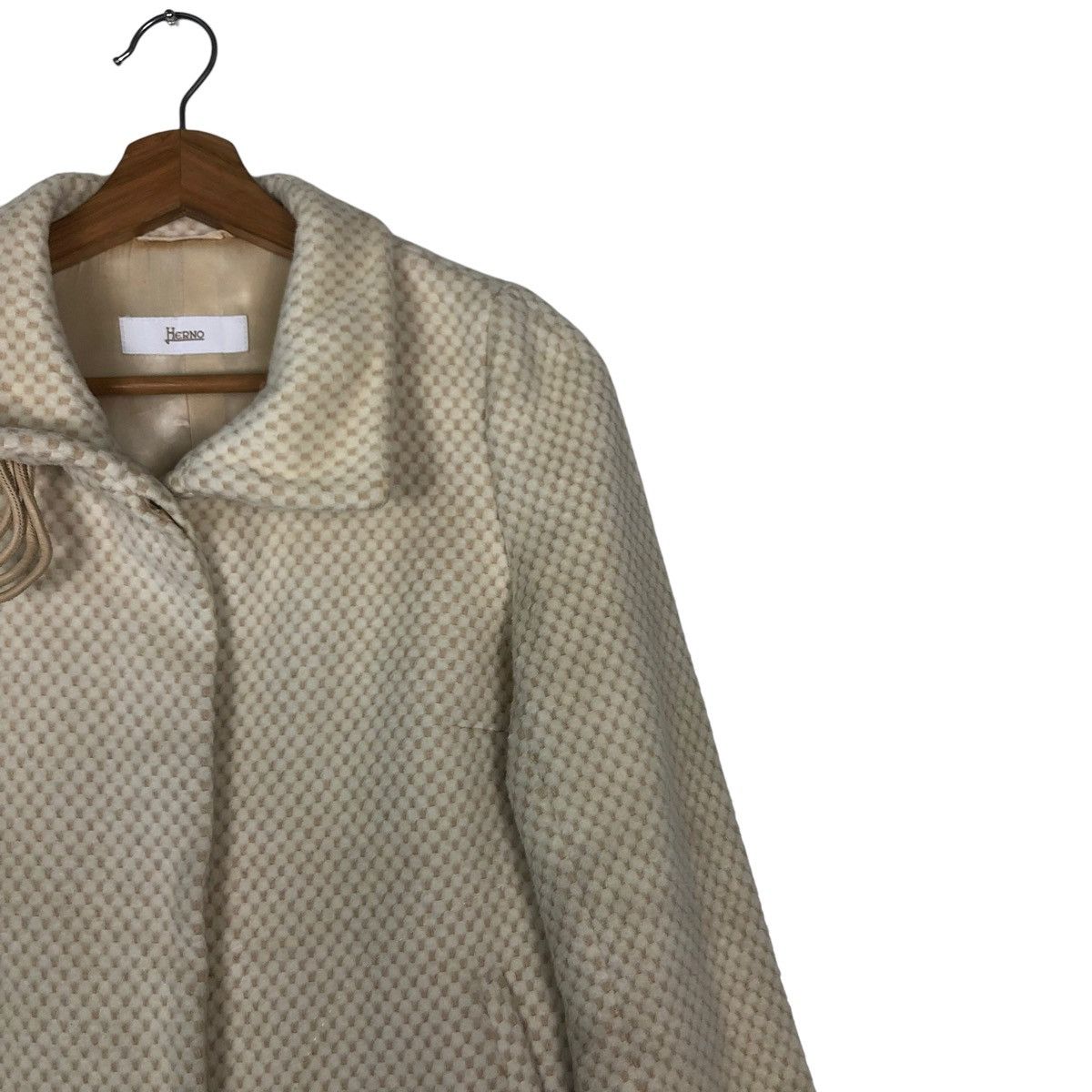 Herno 🔥VINTAGE CROPPED COATS JACKET HERNO ITALY Size M / US 6-8 / IT 42-44 - 4 Thumbnail