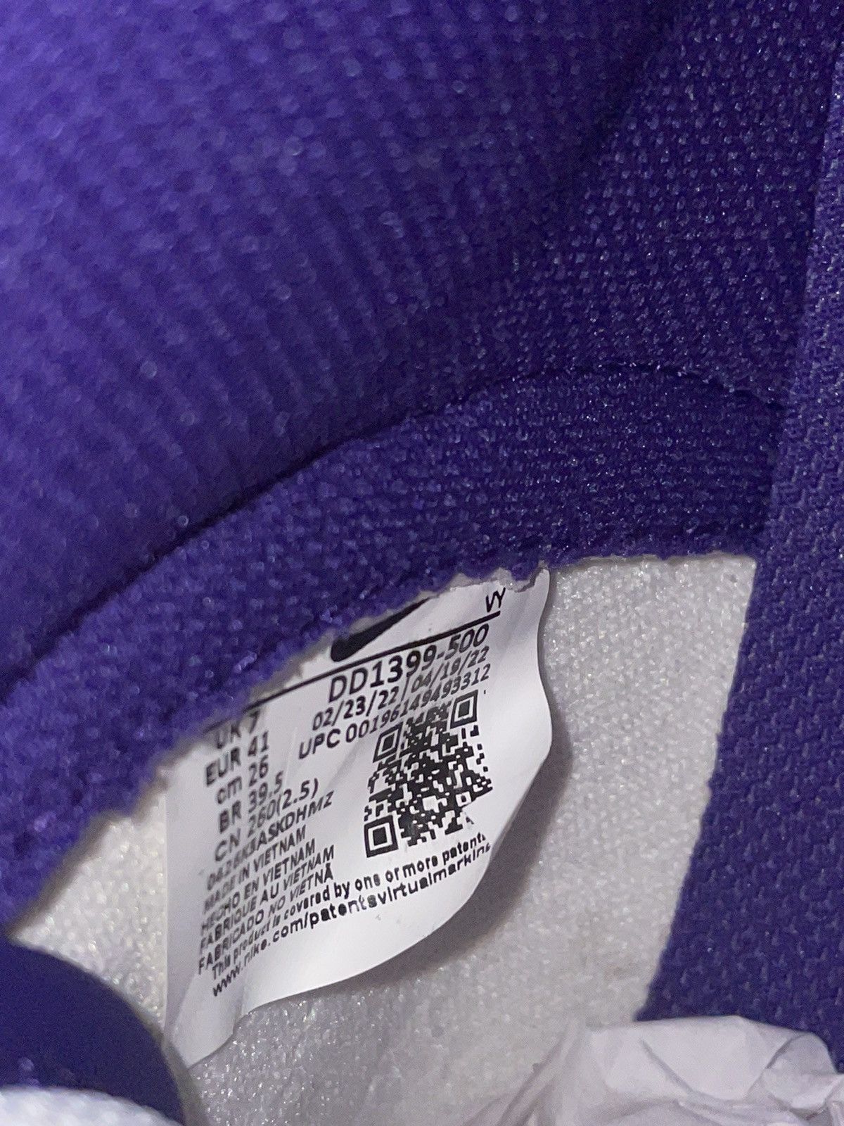 Nike Nike Dunk High Lakers Size US 8 / EU 41 - 11 Thumbnail