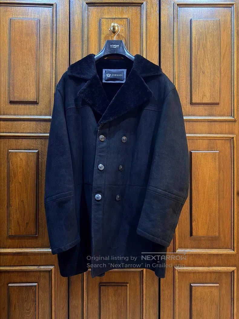 Versace Versace Fur integrated coat Size US XXL / EU 58 / 5 - 1 Thumbnail