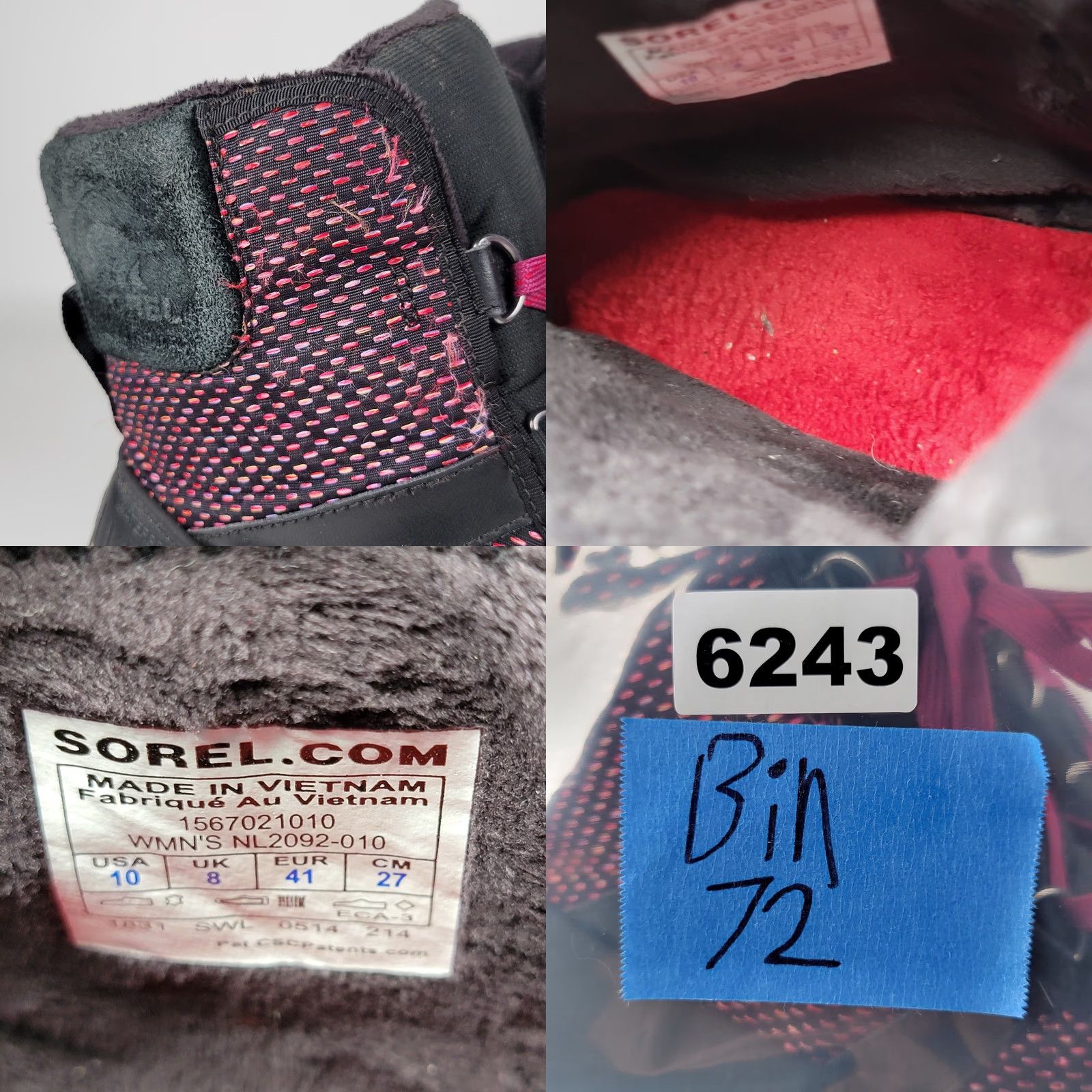 SOREL Sorel Tivoli II Women's Snow Boots Purple Fleece Lined Winter Size 10 Boots Womens Snow Boot Purple Fleece Lined Winter 10 US Size 10 UK 8 EU 41-41 Size M / US 6-8 / IT 42-44 - 9 Thumbnail
