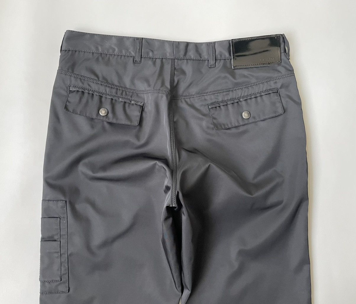 Prada A/W 06 Black Nylon MA-1 Cargo Trousers Size US 32 / EU 48 - 13 Thumbnail