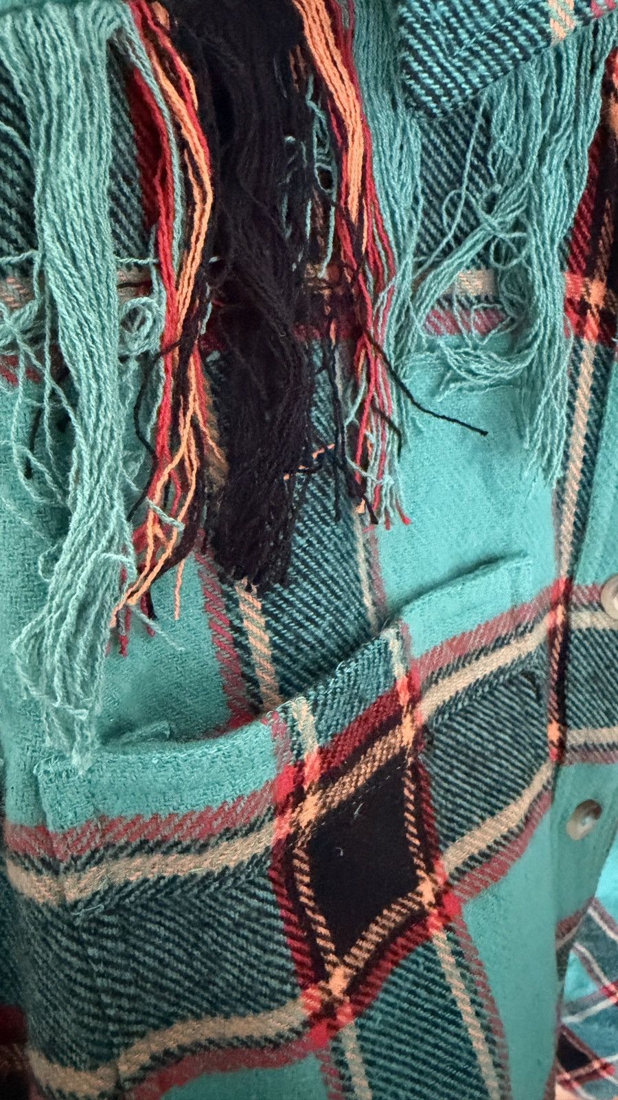 MOTHER Fringe Benefits Western Plaid Size US XL / EU 56 / 4 - 11 Thumbnail