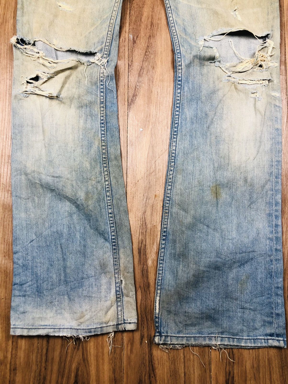 Diesel Diesel Industry Distressed Jeans (35) Size US 29 - 4 Thumbnail