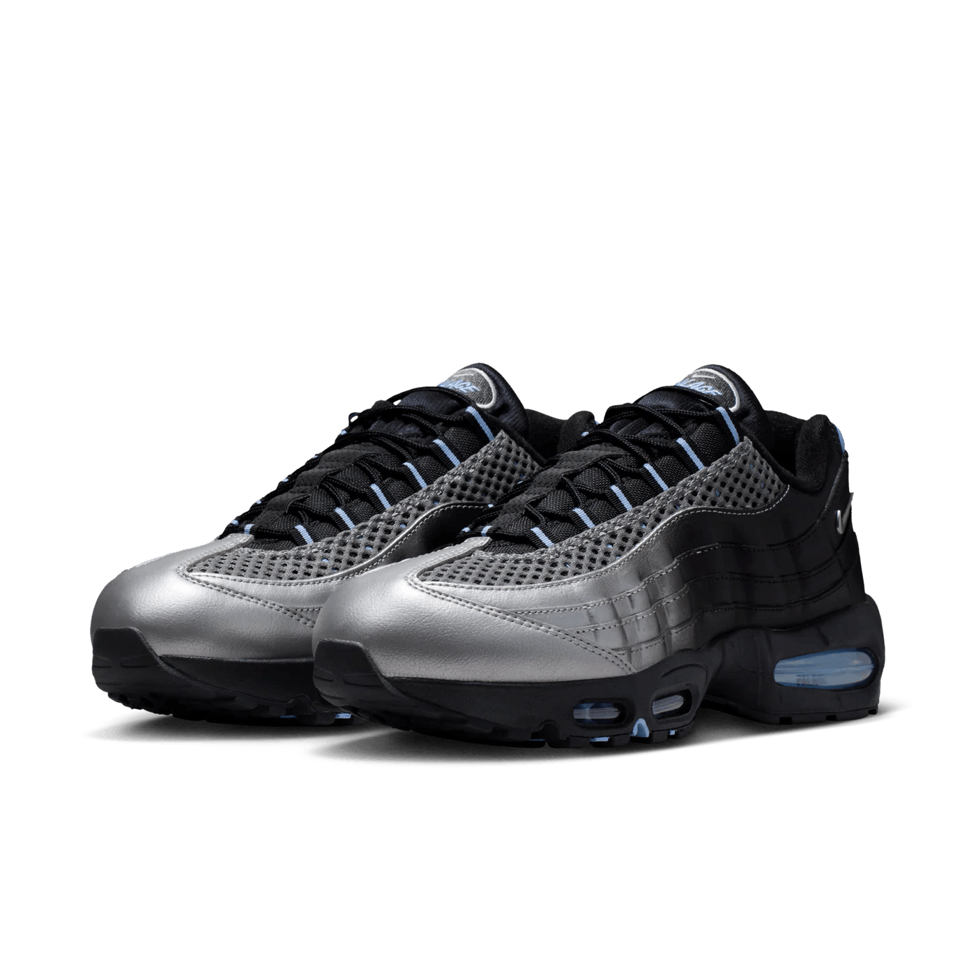 Palace Palace x Nike Air Max 95 Big Bubble Silver / Blue Size US 12.5 / EU 45-46 - 1 Thumbnail