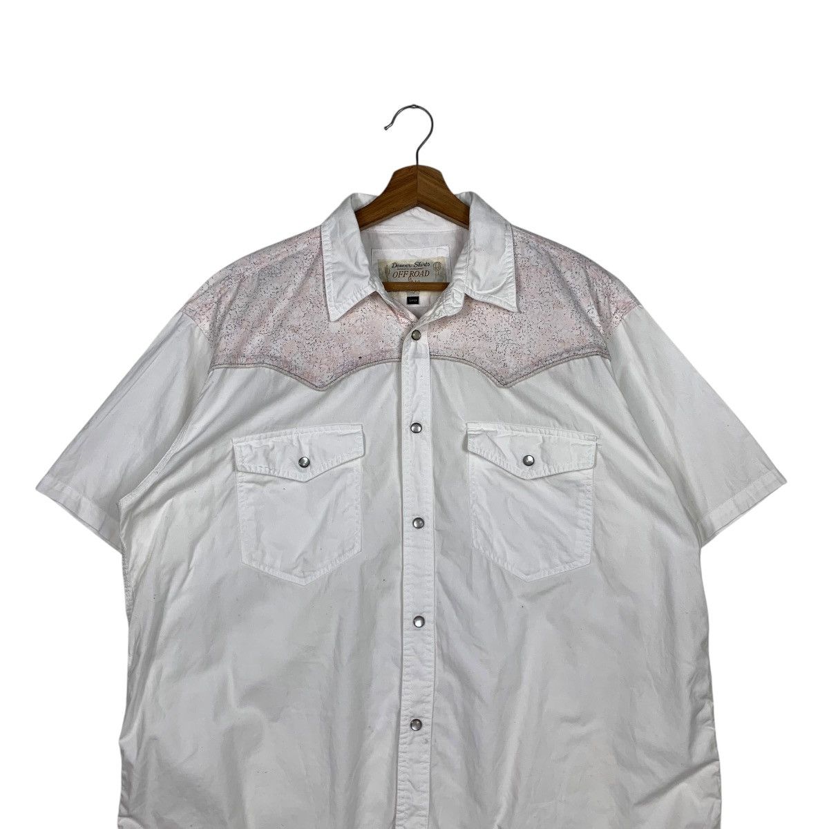 Japanese Brand OFF ROAD White Work Shirt Button Up Western Shirt #1934-C84 Size US L / EU 52-54 / 3 - 2 Thumbnail