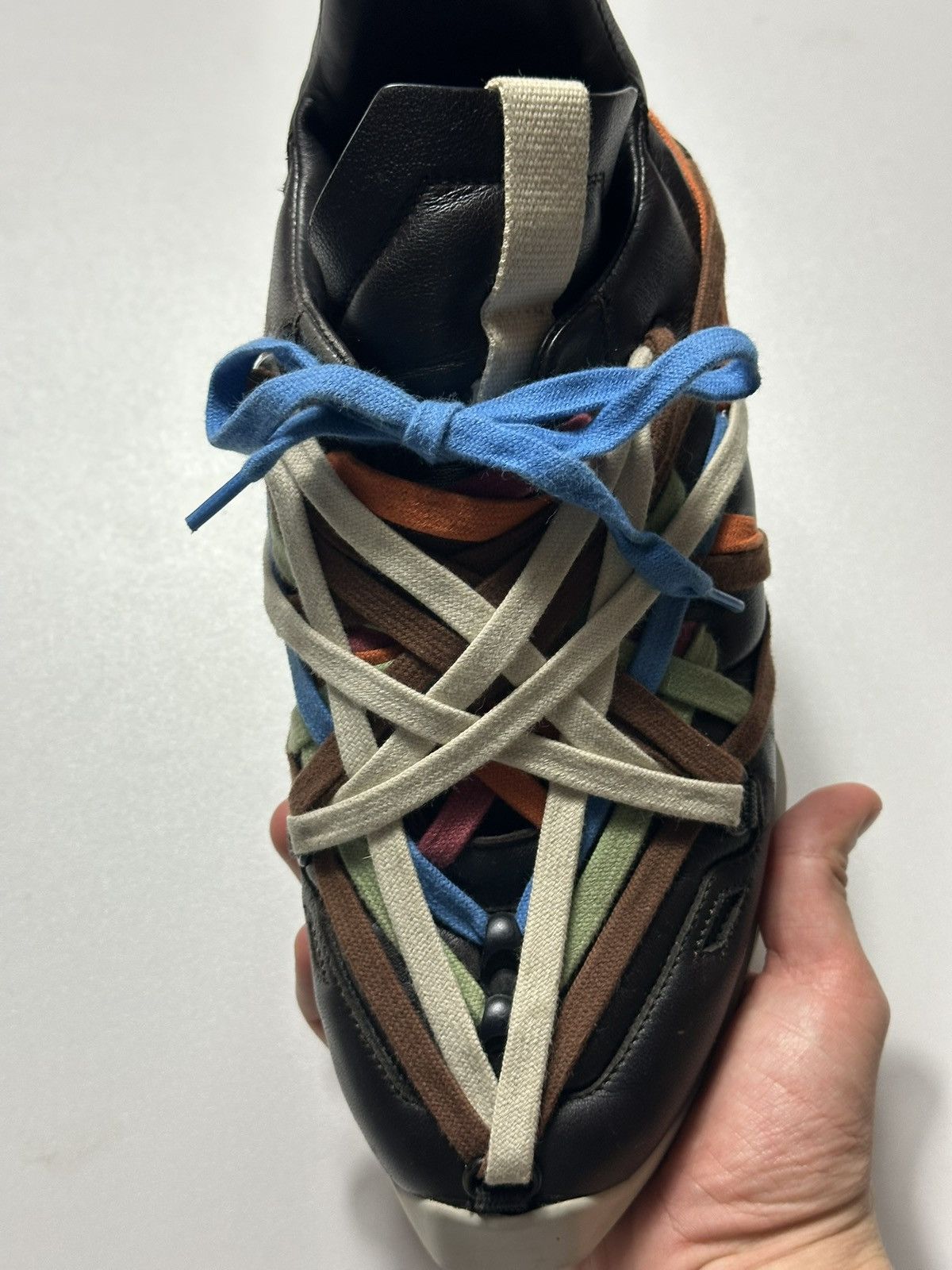 Rick Owens SS20 Rick Owens Tectual Maximal Megalace Runner Size US 7 / IT 37 - 8 Thumbnail