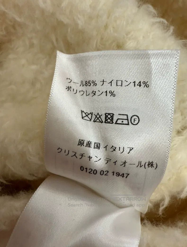 Dior Dior Beige embroidered logo wool vest Size XXS / US 00 / IT 34 - 7 Thumbnail