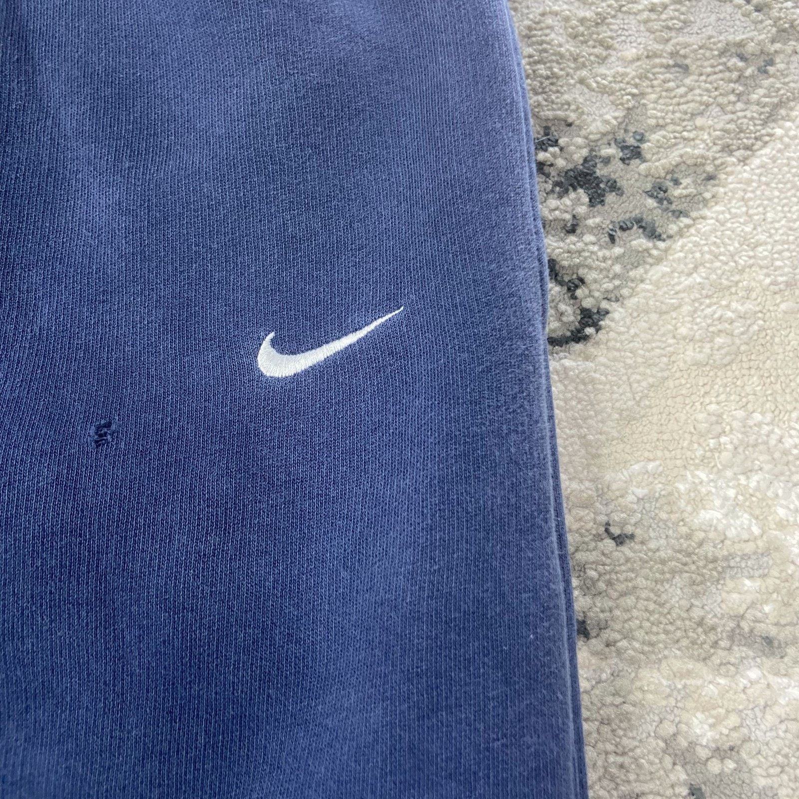 Nike Nike Y2K Baggy Sweatpants Mens XL Navy Blue Fleece Lined Size US 36 / EU 52 - 9 Thumbnail
