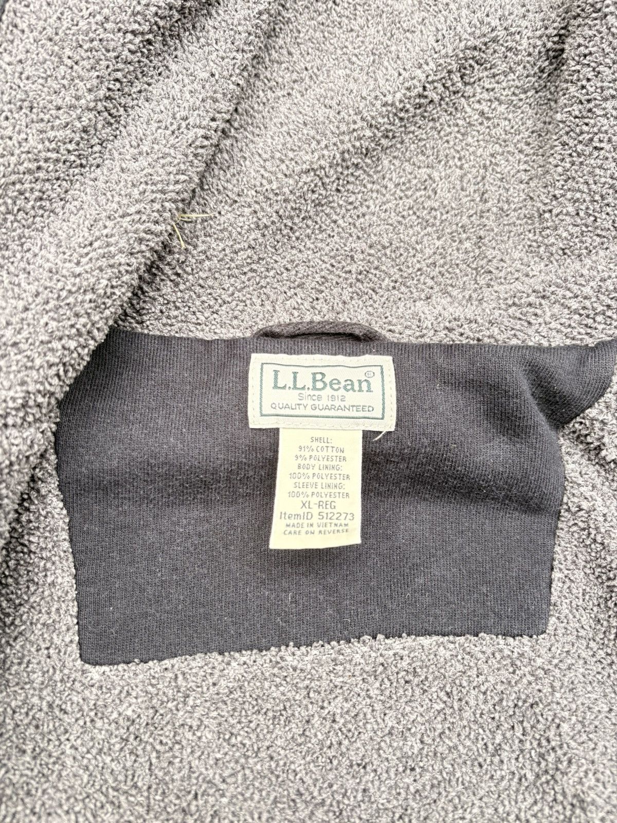 L.L. Bean Custom L.L. Bean Sherpa Lined Full Zip Hoodie Black XL Size US XL / EU 56 / 4 - 6 Thumbnail