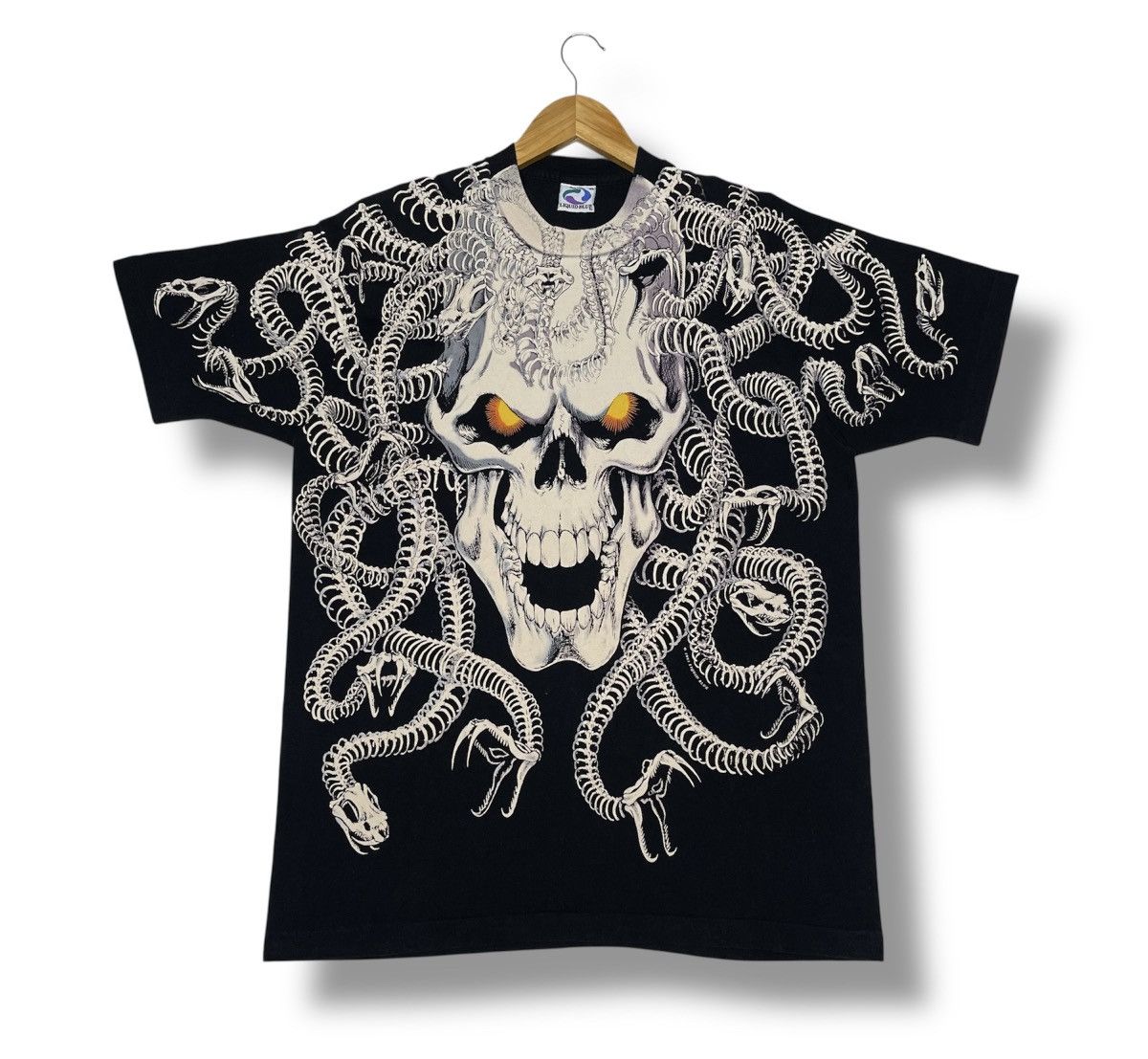 Band Tees × Liquid Blue × Vintage Vintage Liquid blue skull snake Over Print Size US XL / EU 56 / 4 - 1 Thumbnail