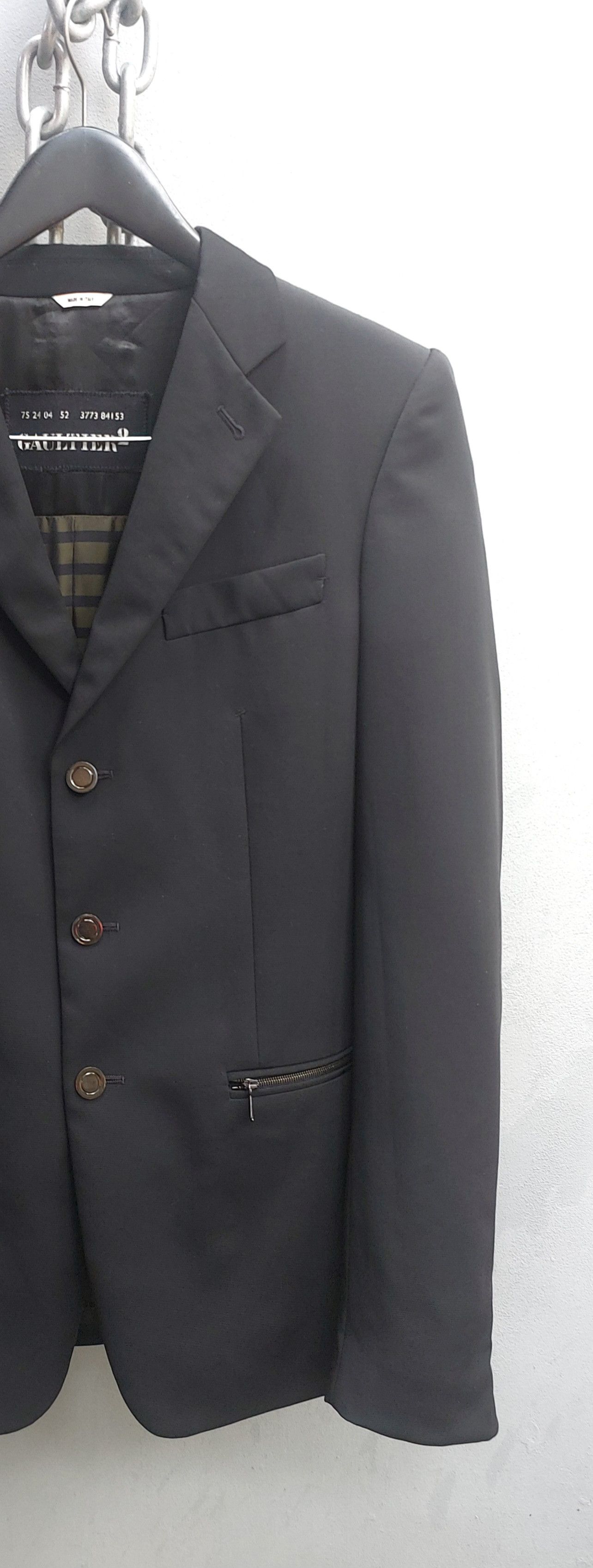 Jean Paul Gaultier Jean Paul Gaultier Notched Lapel Blazer Size 36S - 3 Thumbnail