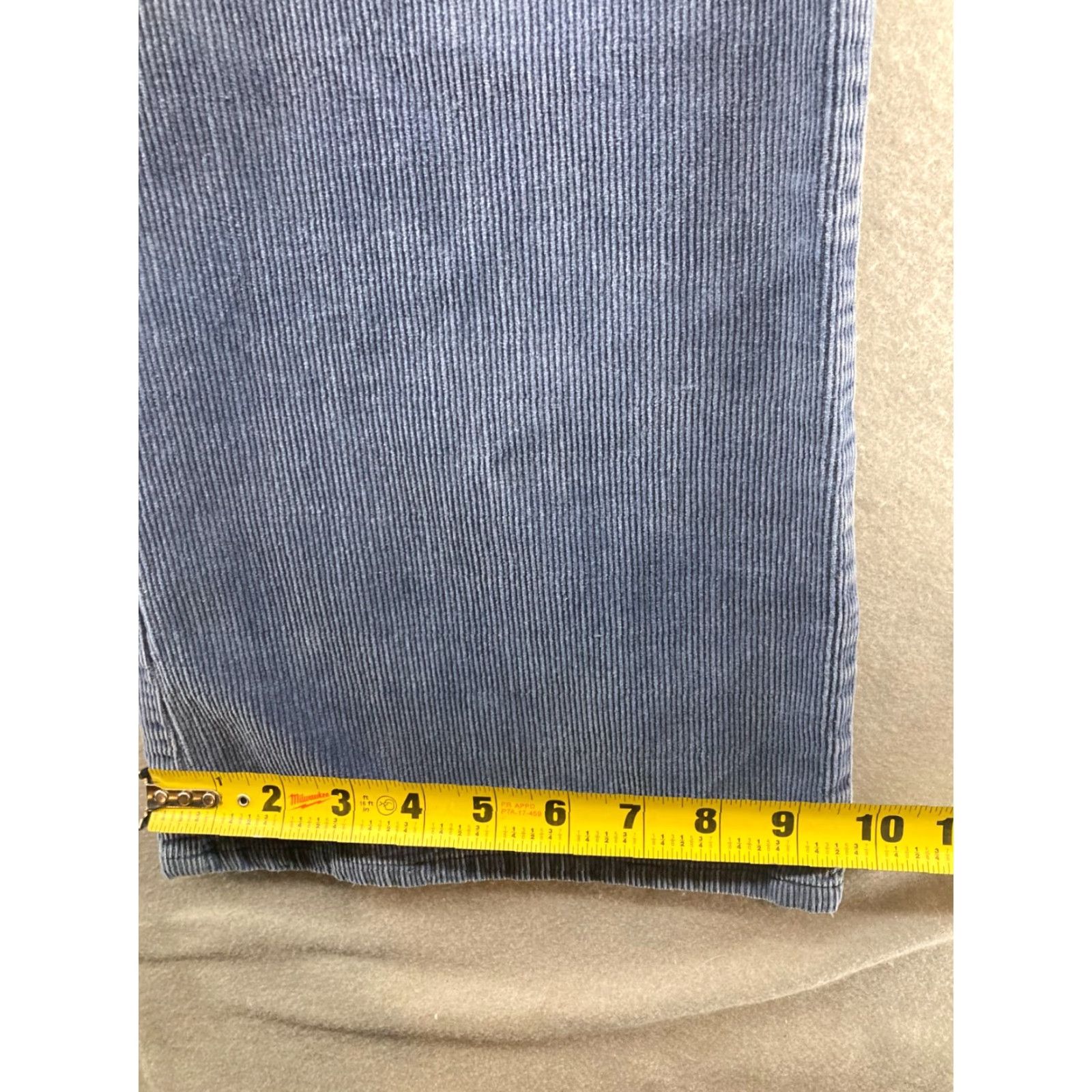 Vintage VINTAGE LEI Womens Pants 7 Blue Corduroy Flare 90s Retro Size 28" / US 6 / IT 42 - 6 Thumbnail