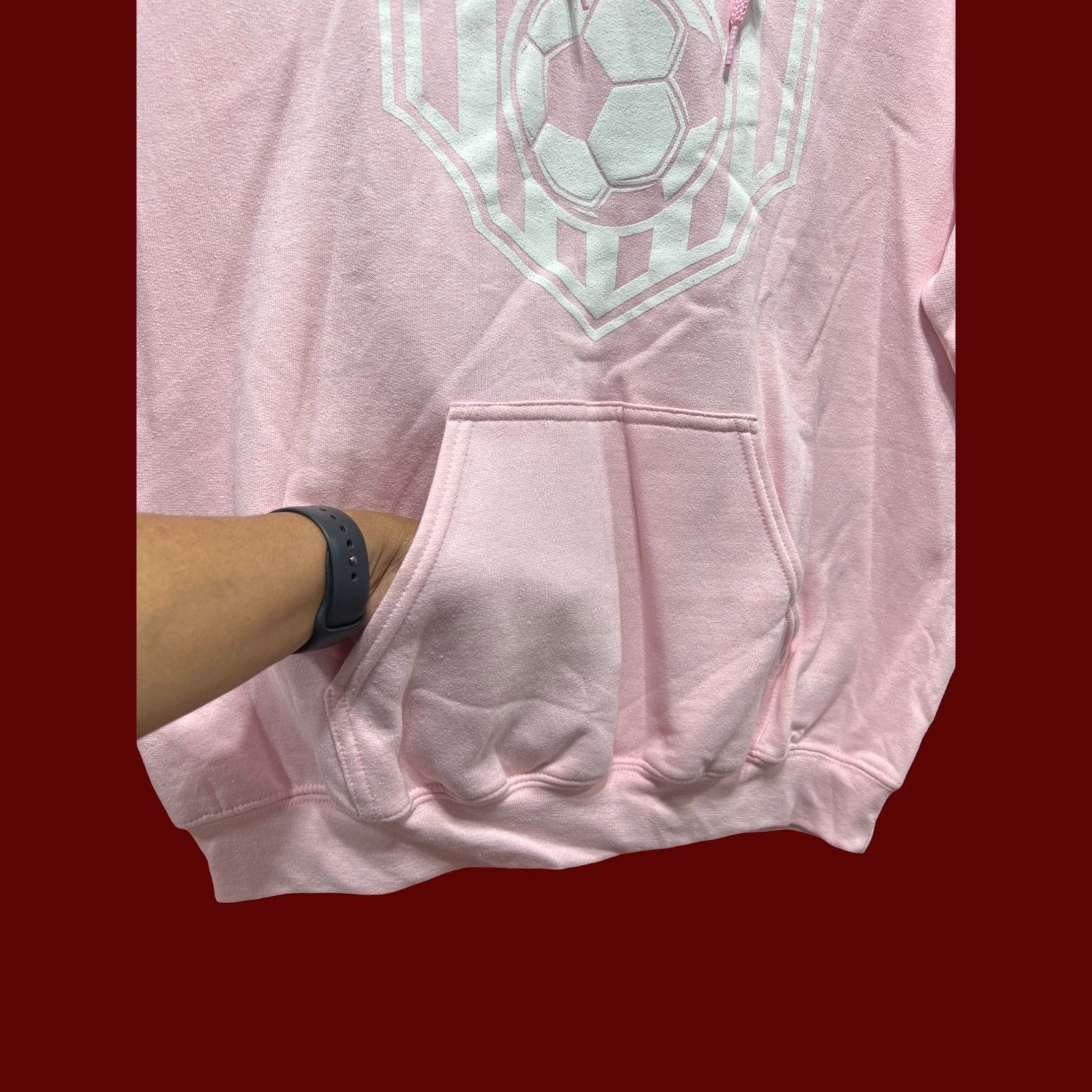 Gildan Gildan - Women's Long Sleeve Hooded Sweatshirt - Pink - Medi Size M / US 6-8 / IT 42-44 - 12 Thumbnail