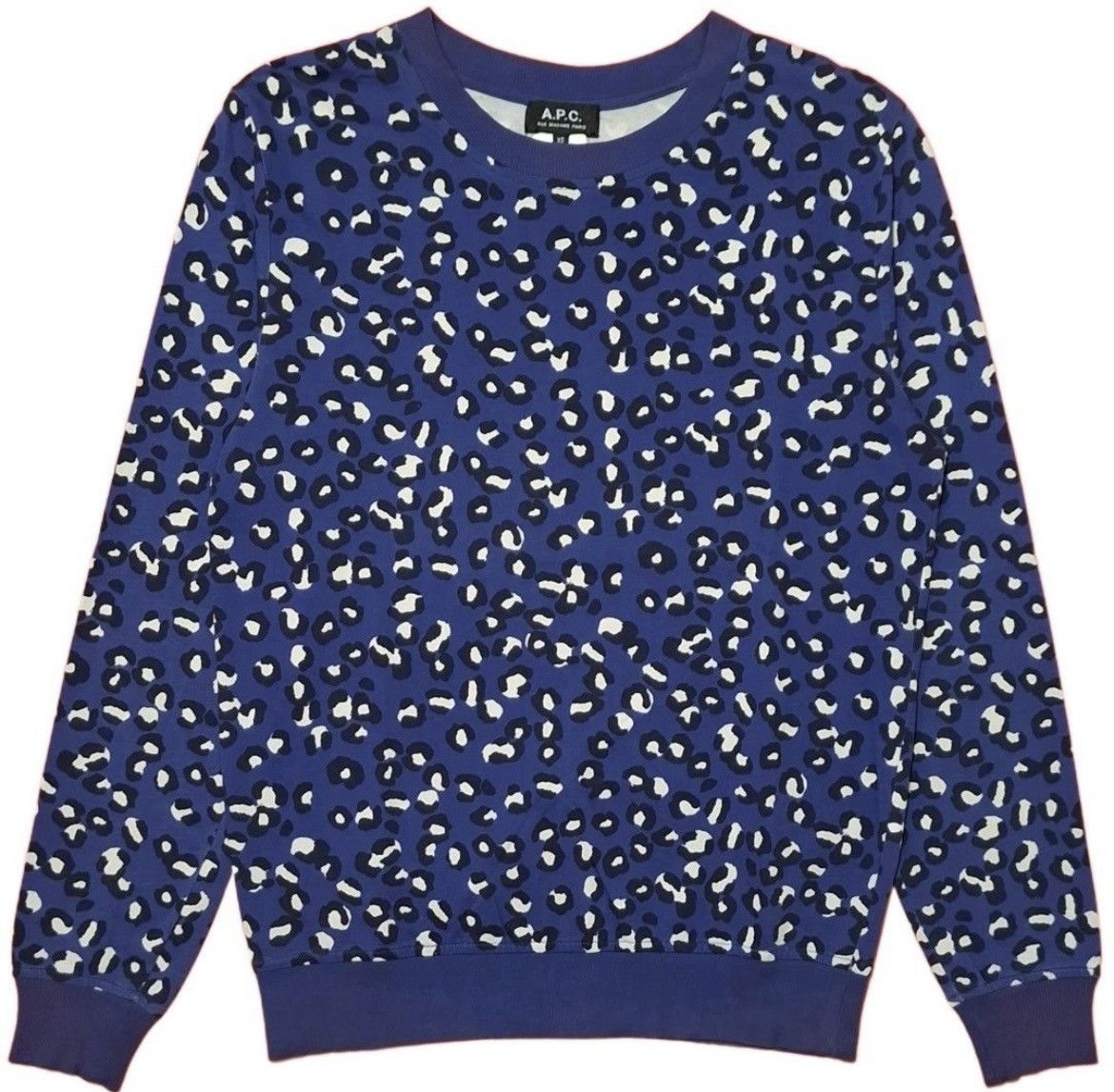 A.P.C. A.P.C Leopard Faded Sweater Size XS / US 0-2 / IT 36-38 - 1 Thumbnail
