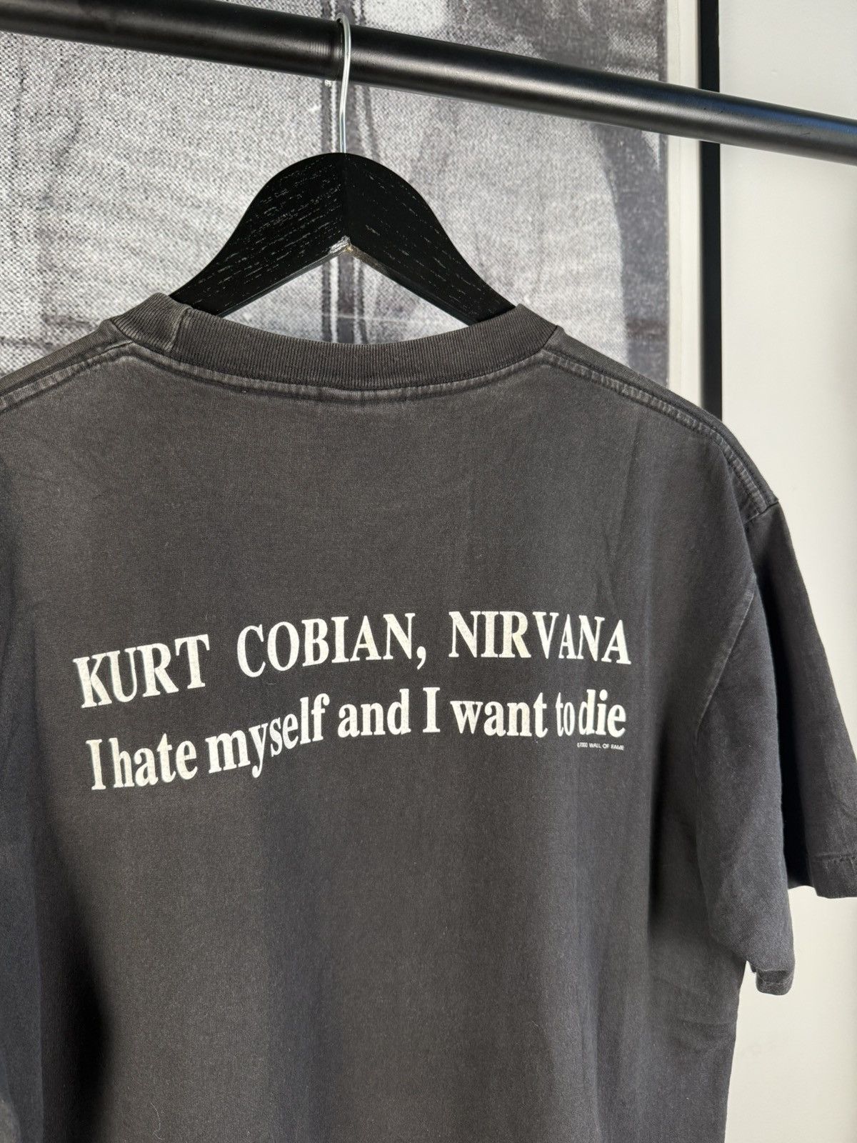 Vintage 🚭VINTAGE GRAIL🚭 KURT COBAIN MEXICAN BOOTLEG MISSPELLED SHIRT Size US L / EU 52-54 / 3 - 11 Thumbnail