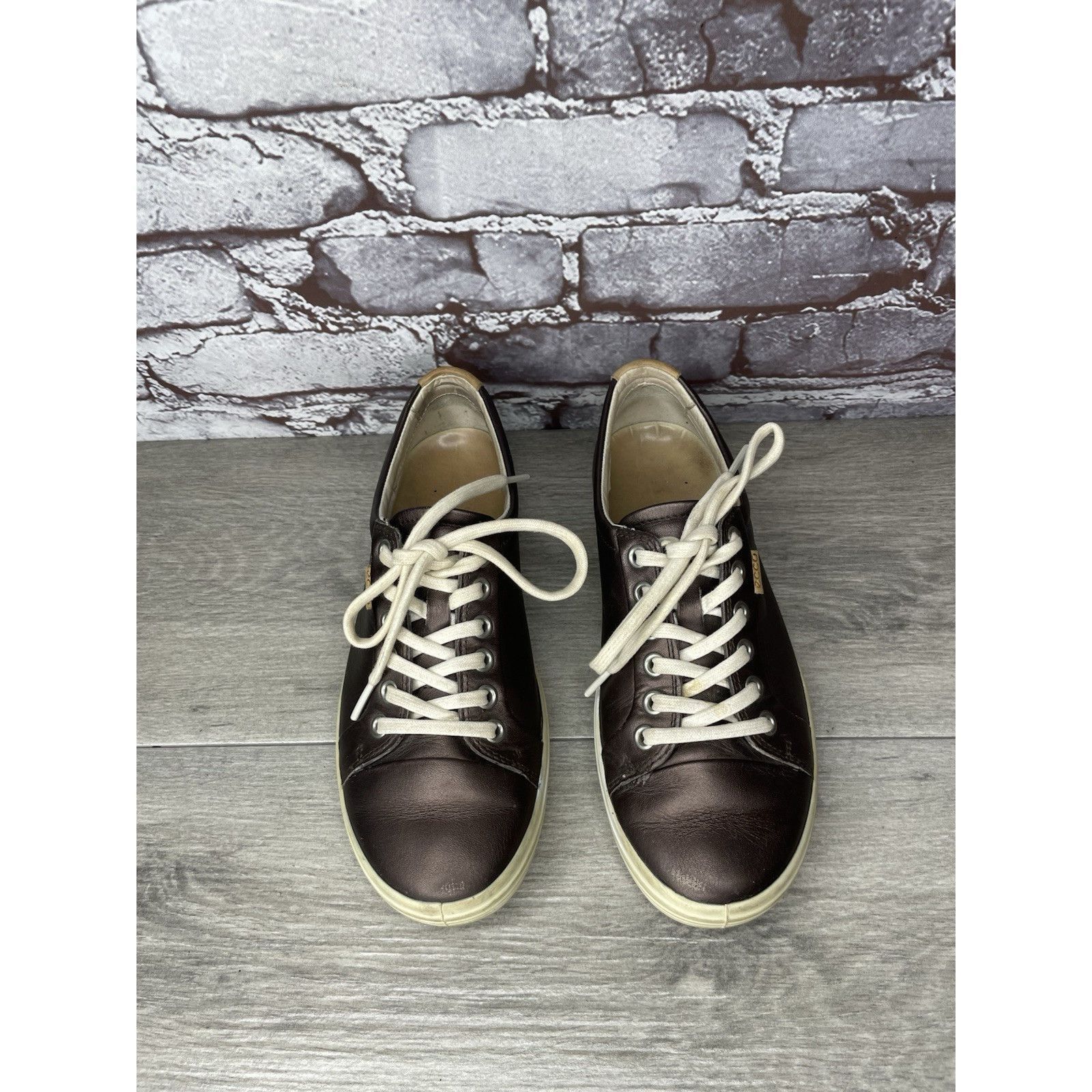Ecco Ecco Soft 7 Purple Bronze Casual Lace Up Sneakers Shoes Wome Size US 6.5 / IT 36.5 - 13 Thumbnail