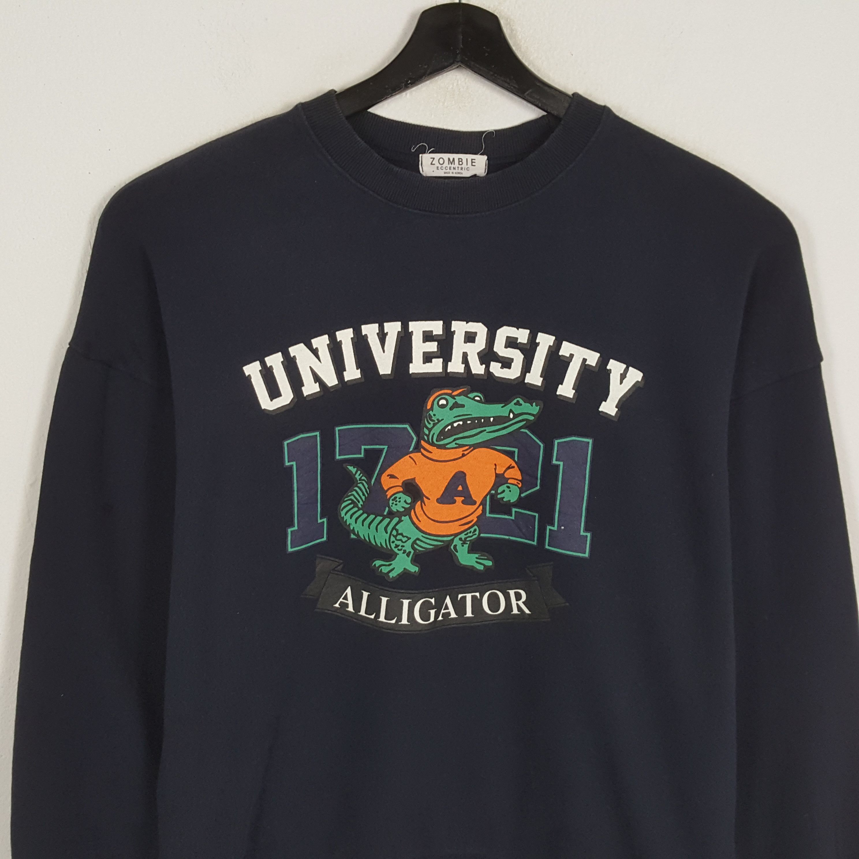 Vintage UNIVERSITY OF ALLIGATOR Center Design Sweatshirt Size US L / EU 52-54 / 3 - 2 Thumbnail
