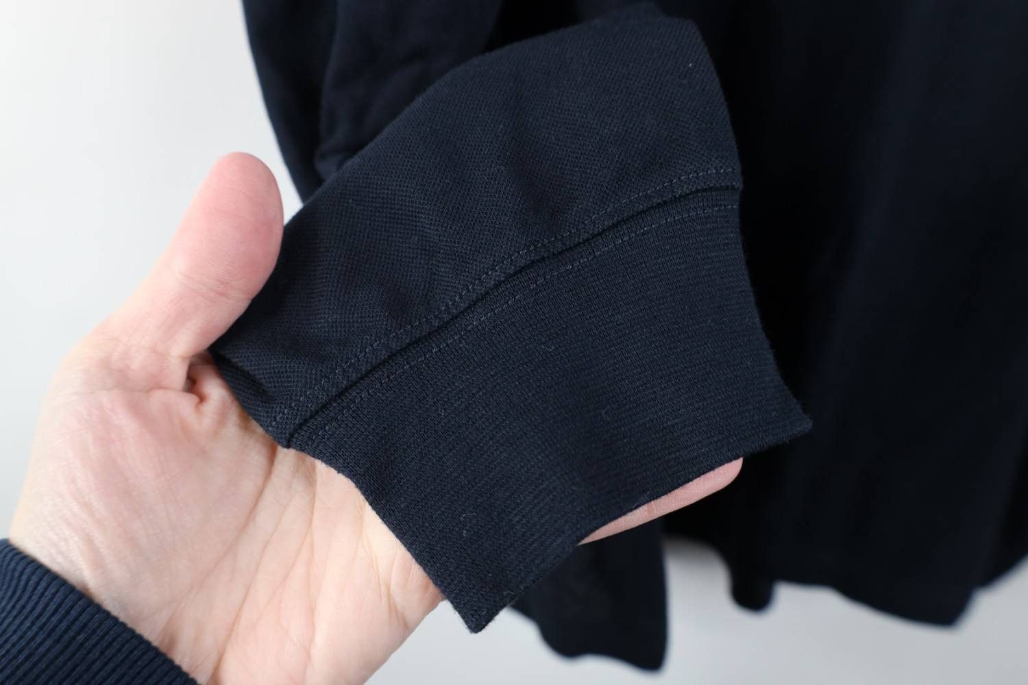 Vintage Vintage 90s Streetwear Long Sleeve Golf Polo Shirt Black Size US L / EU 52-54 / 3 - 7 Thumbnail
