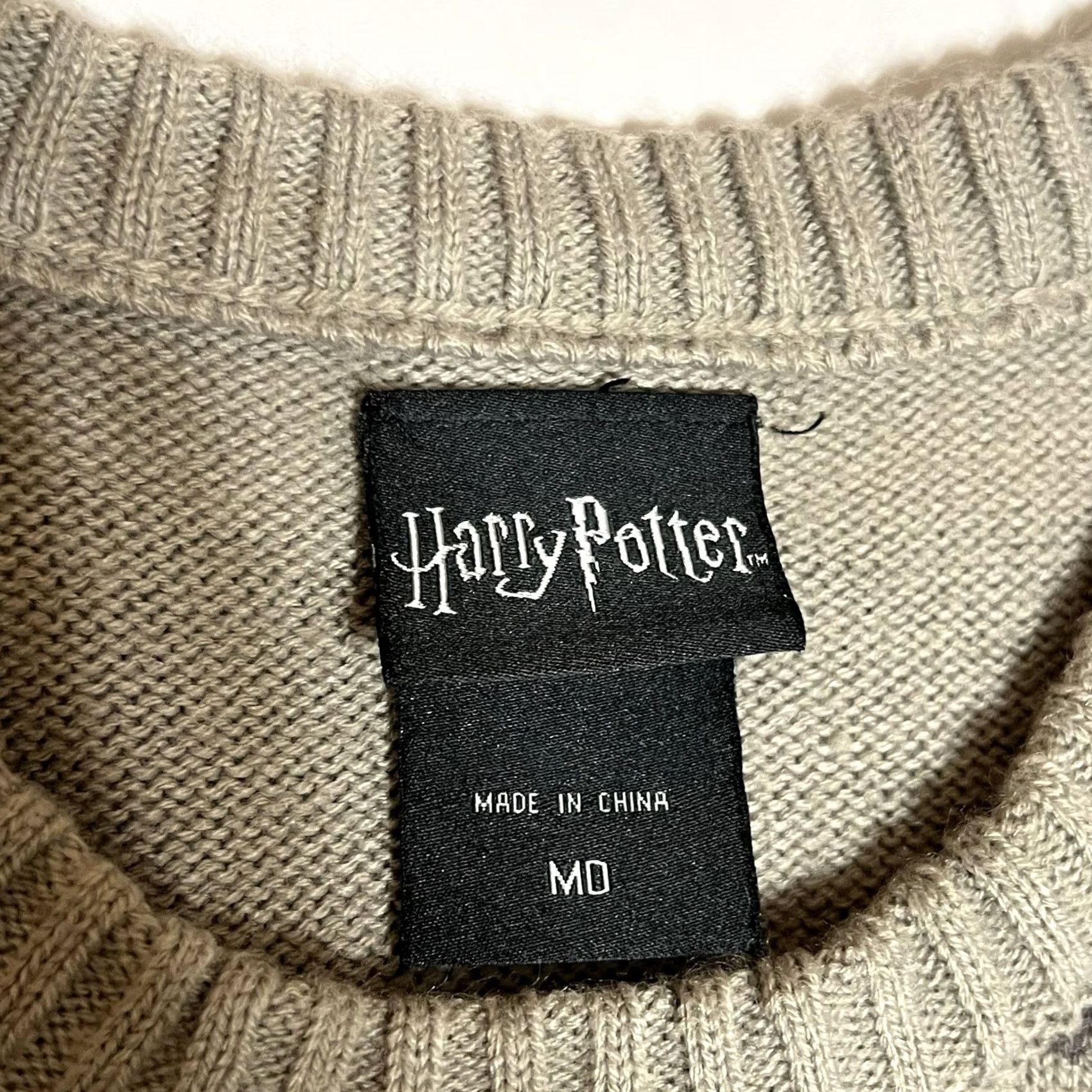 Vintage Harry Potter Azkaban Prisoner Sweater Grey Striped Size MEDIUM Womens Pullover Crew Neck Long Sleeve Knit Acrylic Size M / US 6-8 / IT 42-44 - 7 Thumbnail