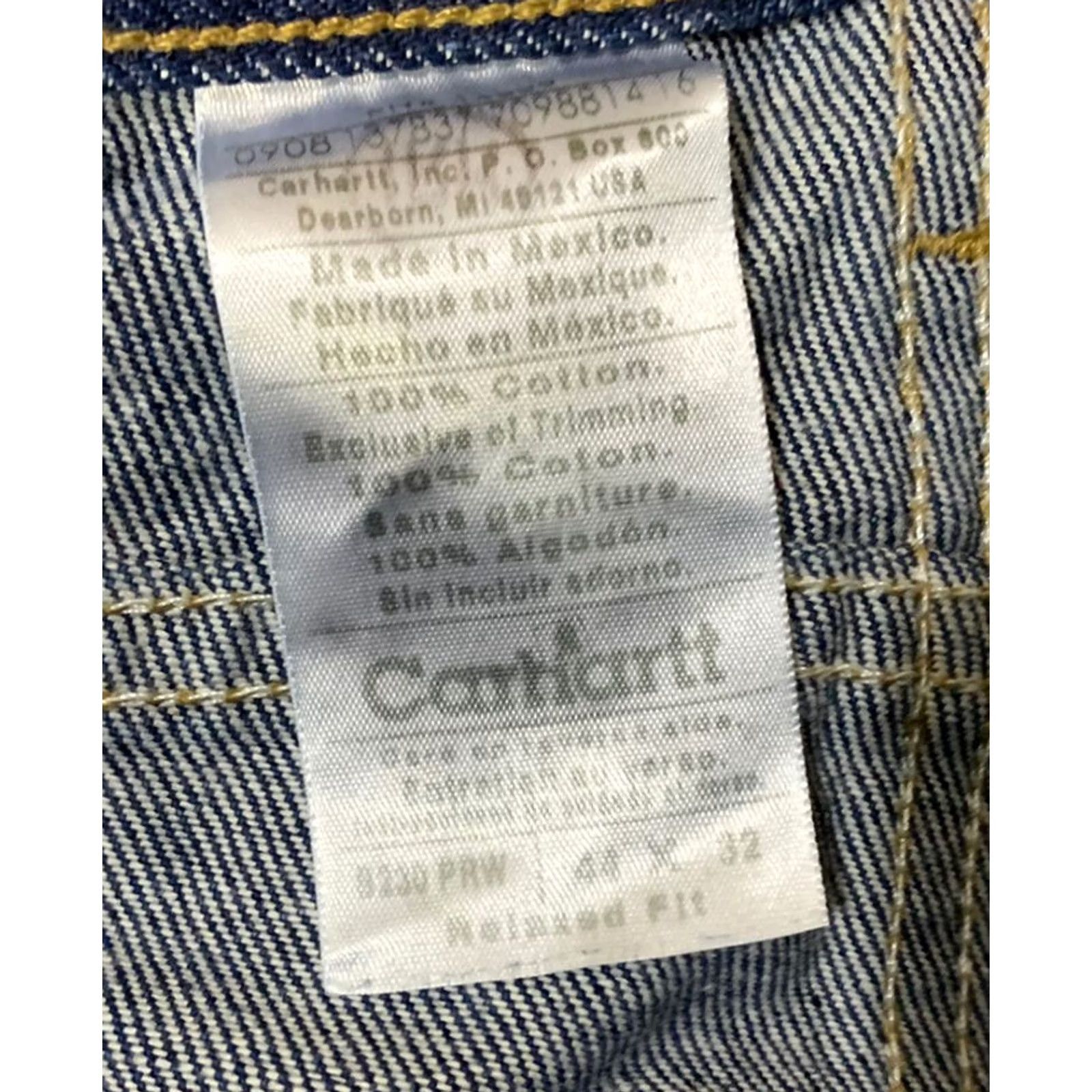 Carhartt Carhartt Men's Straight Blue Jeans Size 44 X 32 Size US 44 / EU 60 - 3 Thumbnail