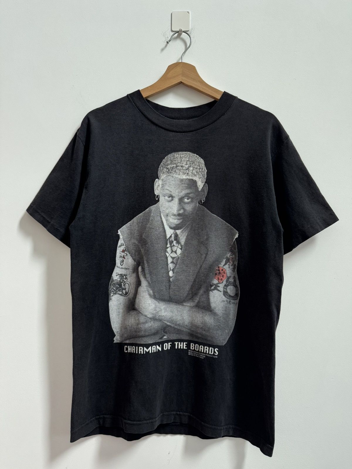 Vintage Vintage Rodman Chairman Of The Boards 90s T-Shirt Size US M / EU 48-50 / 2 - 13 Thumbnail