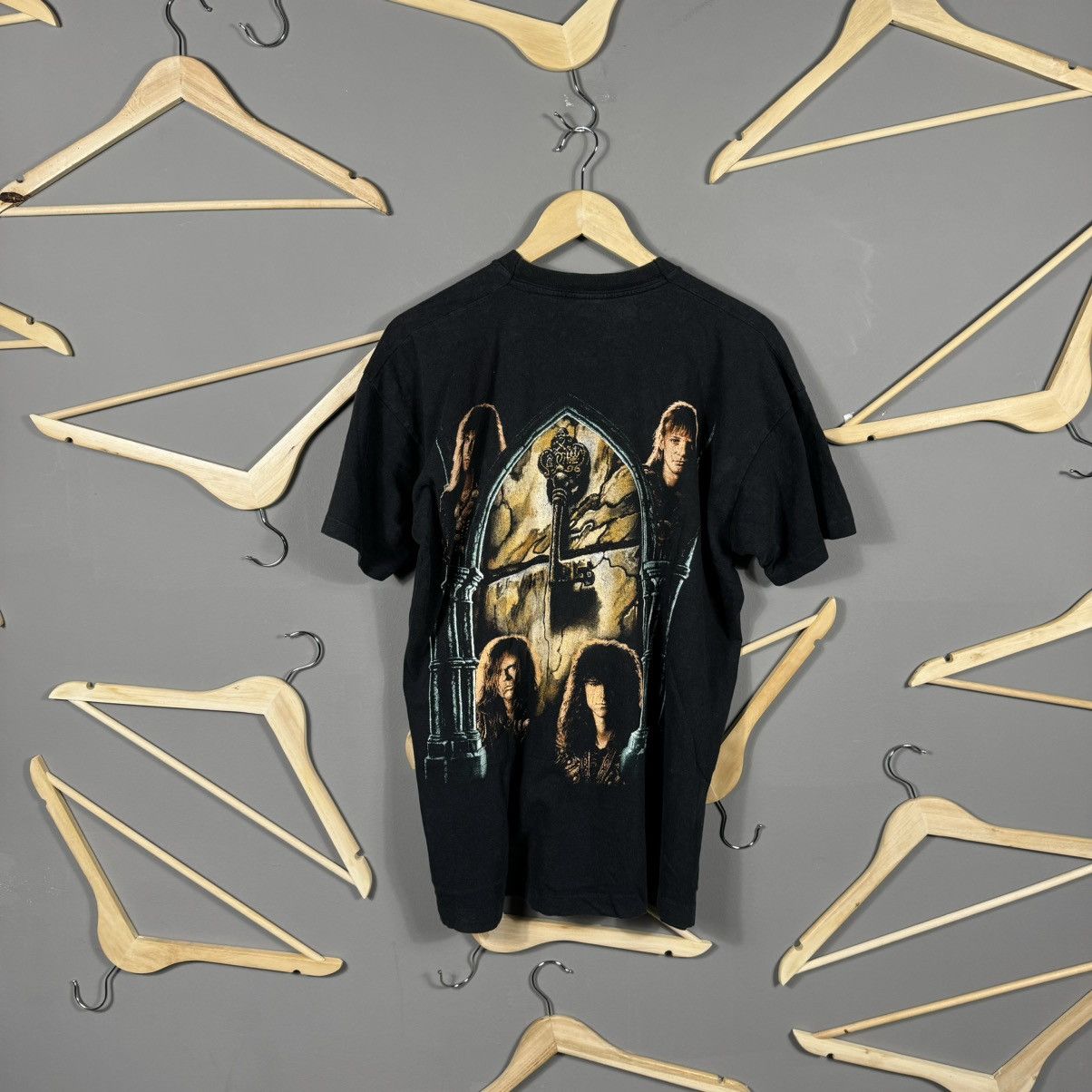 Band Tees × Vintage RUNNING WILD 1993 Pile of Skulls Vintage Band T-Shirt Size US XL / EU 56 / 4 - 2 Thumbnail