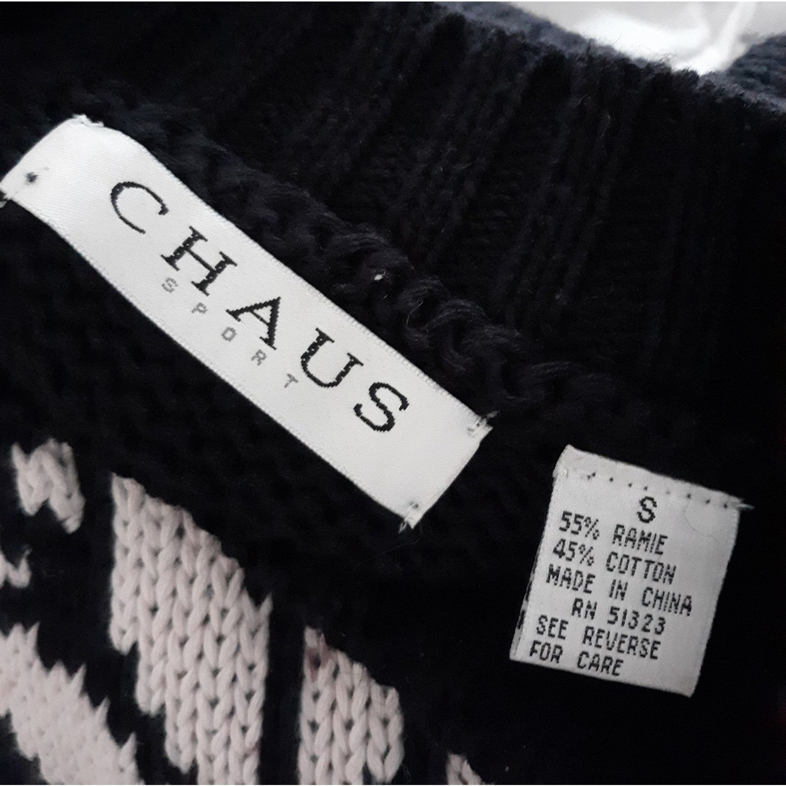 Vintage VTG 90s Chaus Heavy Winter Sweater Size S / US 4 / IT 40 - 5 Thumbnail
