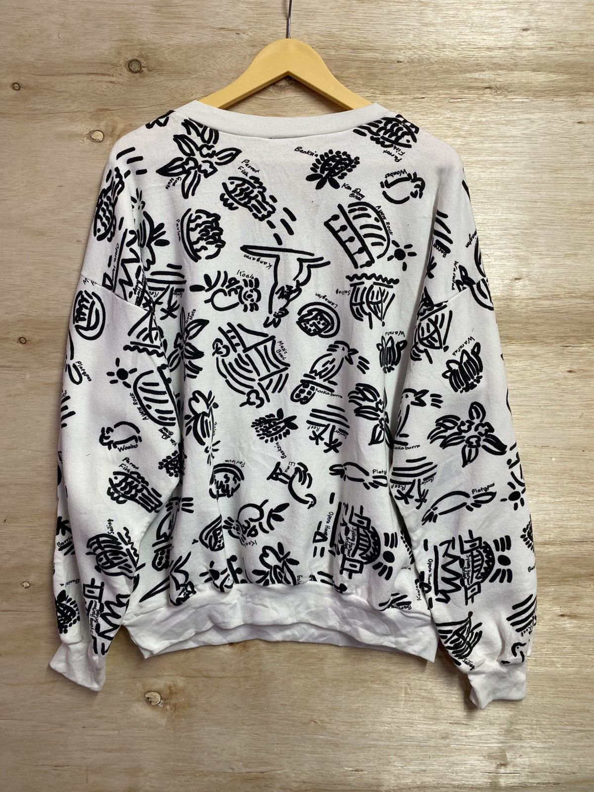 Man Made In Australia vintage Ken Done pop art sweatshirt featuring Australian Size US XL / EU 56 / 4 - 6 Thumbnail