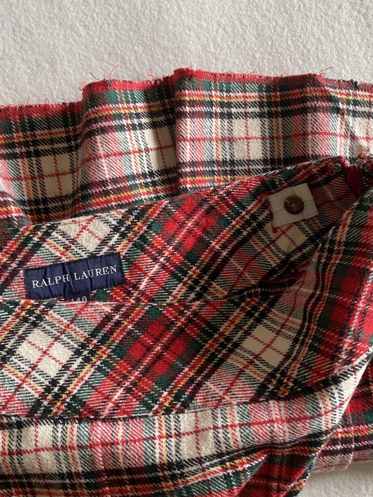 Polo Ralph Lauren Y2K Vintage Cute Sexy Plaid Ralph Lauren Mini Skirt Size 25" / US 0 / IT 36 - 5 Thumbnail