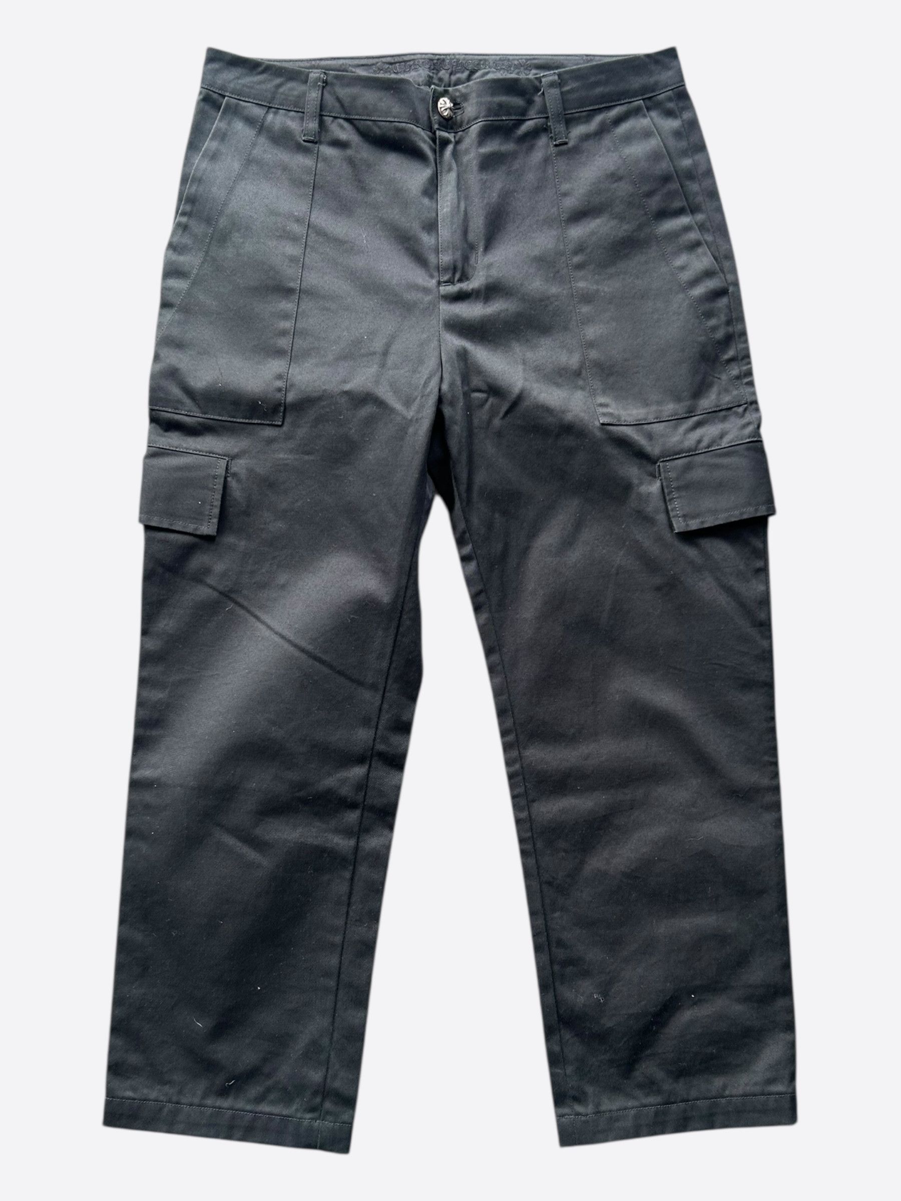 Chrome Hearts Chrome Hearts Matty Boy Black Multicolor Patch Cargo Pants Size US 33 - 2 Thumbnail