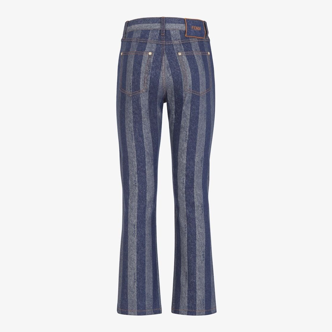 Fendi o1s1wg110825 Long Jeans in Nevy Blue Size 26" / US 2 / IT 38 - 2 Thumbnail
