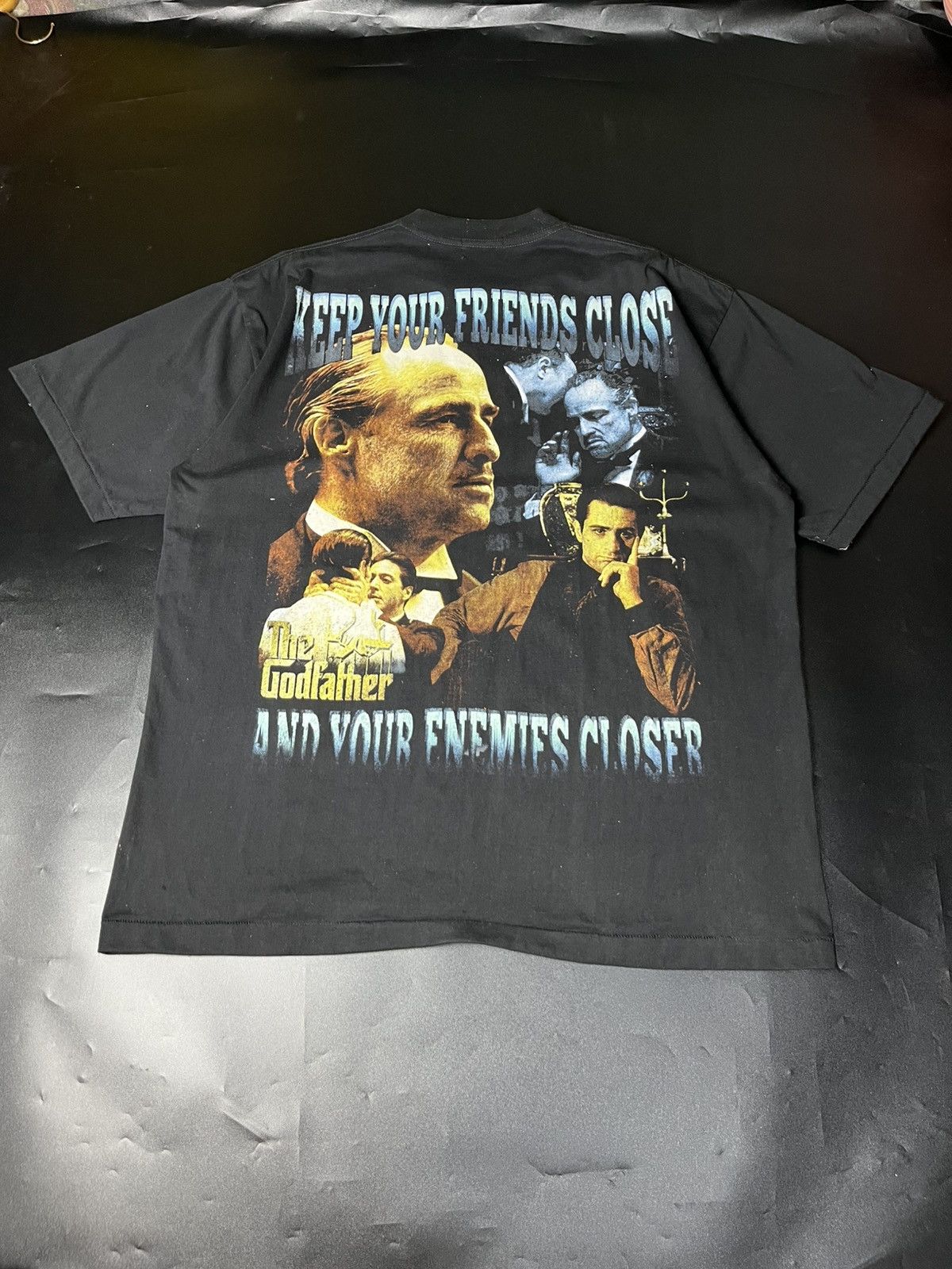 Vintage Vintage GODFATHER movie tees moderen bootleg Size US XXL / EU 58 / 5 - 2 Thumbnail