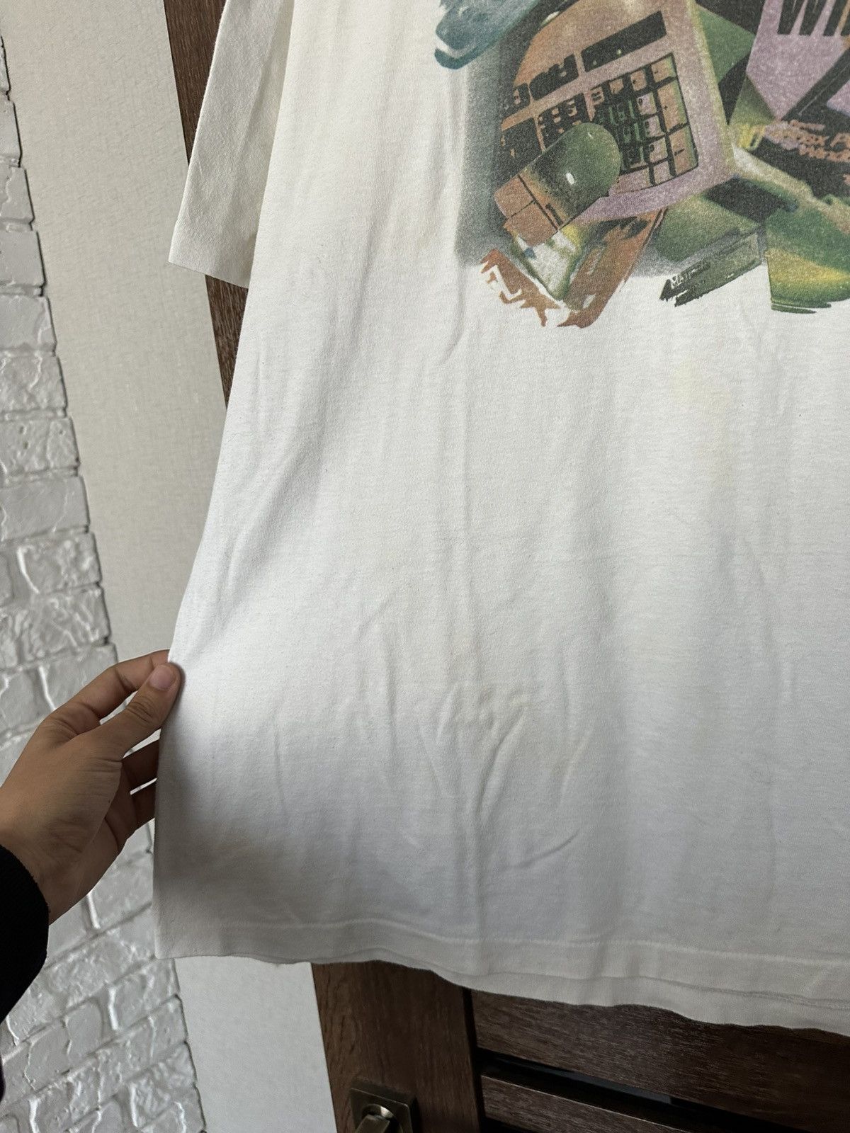 Vintage Windows Vintage Big Logo T-Shirt Tee 90s Size US XL / EU 56 / 4 - 14 Thumbnail
