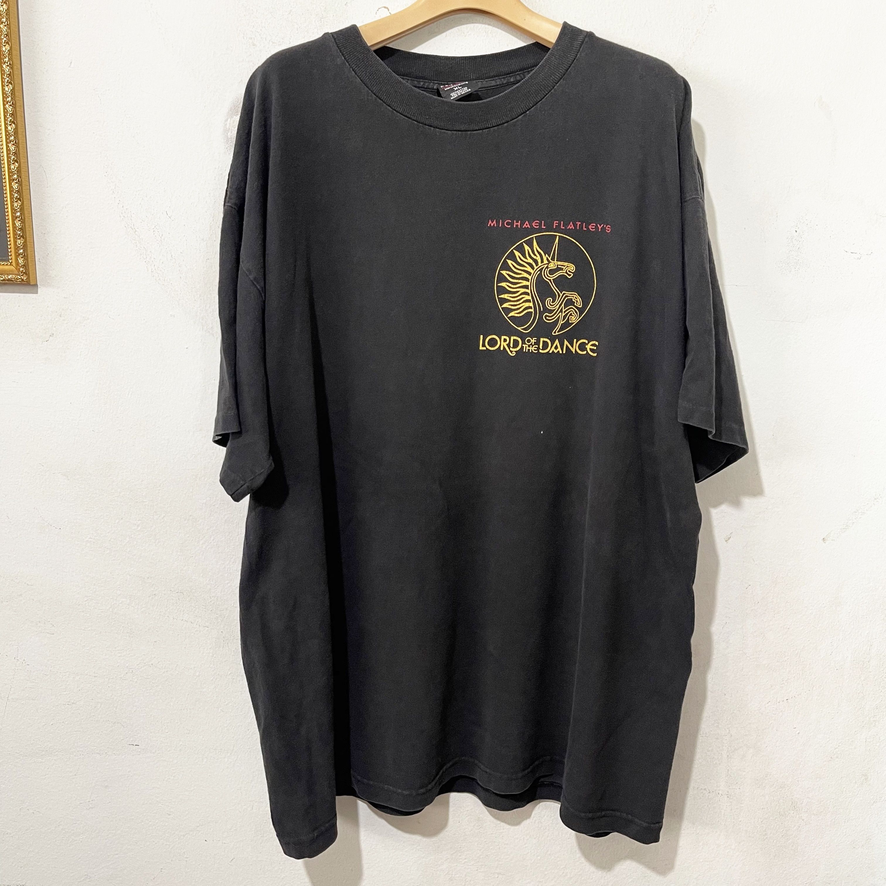 Vintage Vintage 90s Lord of the Dance T-Shirt Size US XXL / EU 58 / 5 - 2 Thumbnail