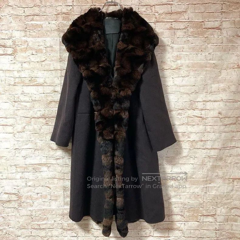Fendi Fendi Kerchester fur collar coat Size S / US 4 / IT 40 - 1 Thumbnail