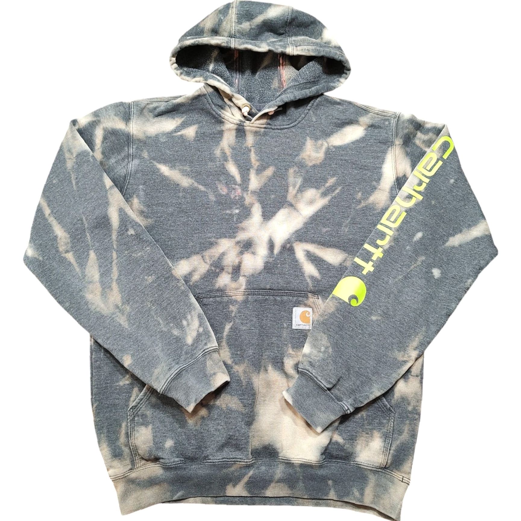 Carhartt Carhartt Hoodie Mens Small Gray Logo Sweatshirt Acid Wash Tie Dye 1 Of 1 Size US S / EU 44-46 / 1 - 2 Thumbnail