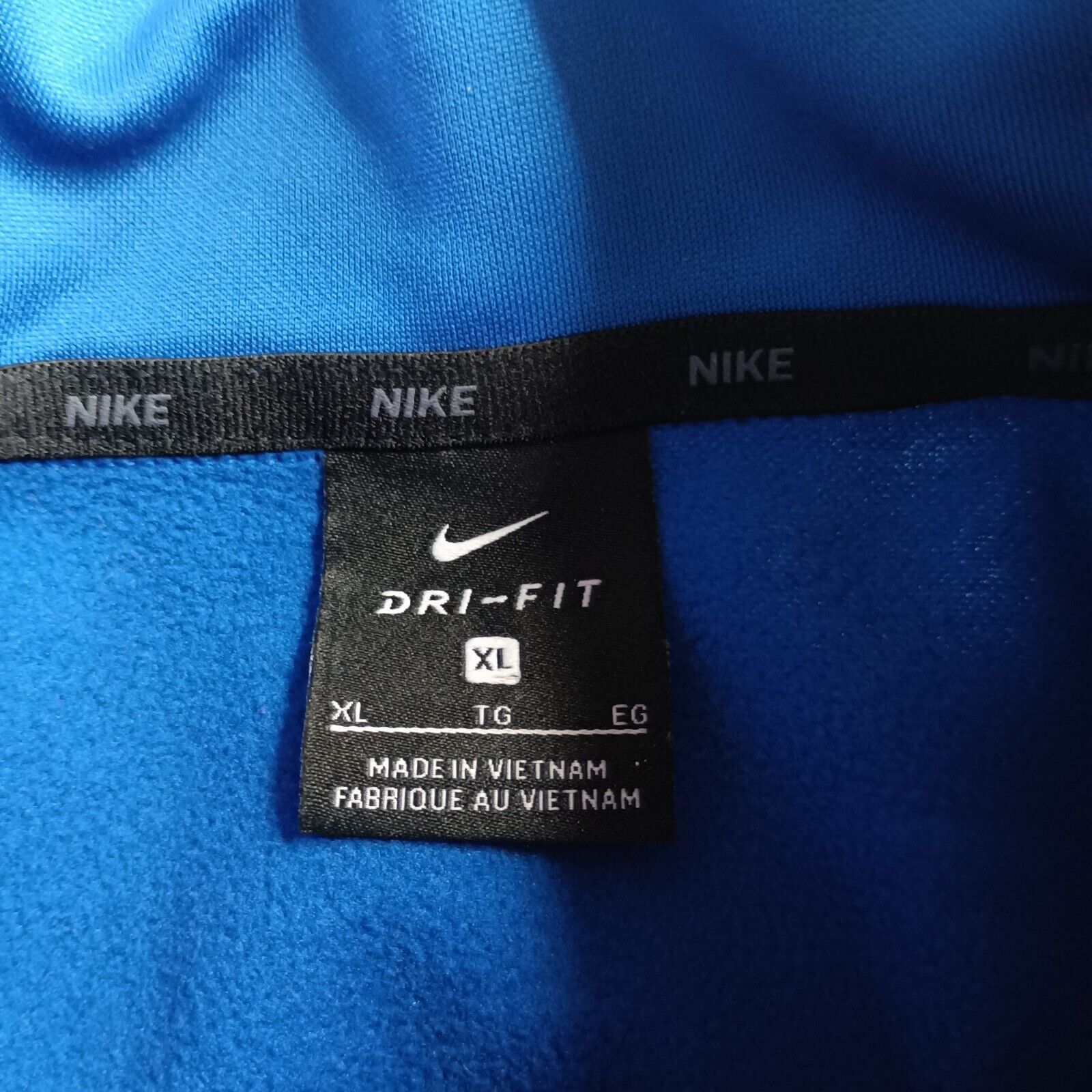 Nike Nike 1/4 Zip Therma Dri-Fit Mens Pullover Sweatshirt Blue XL Size US XL / EU 56 / 4 - 4 Thumbnail