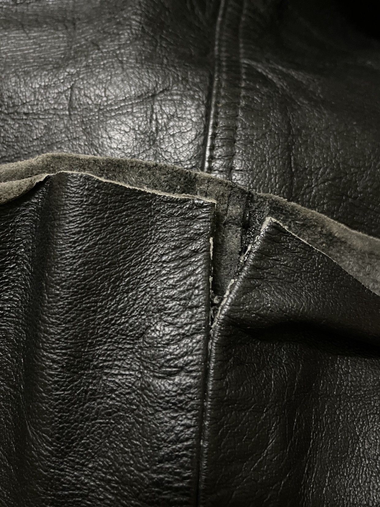 Genuine Leather × Vintage Leather Pants Biker Size US 29 - 18 Thumbnail
