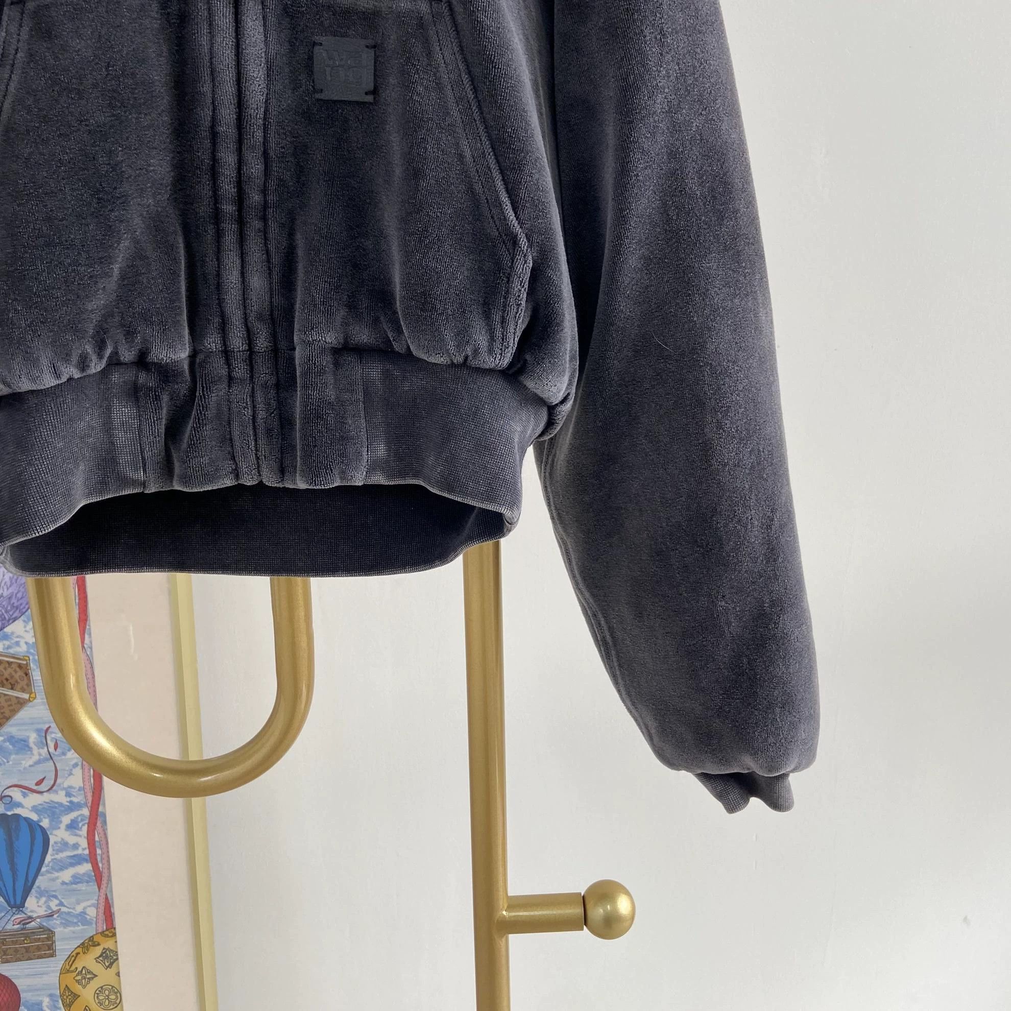 Alexander Wang Alexander Wang Gray Jacket S Removable Fur Collar Size S / US 4 / IT 40 - 5 Thumbnail
