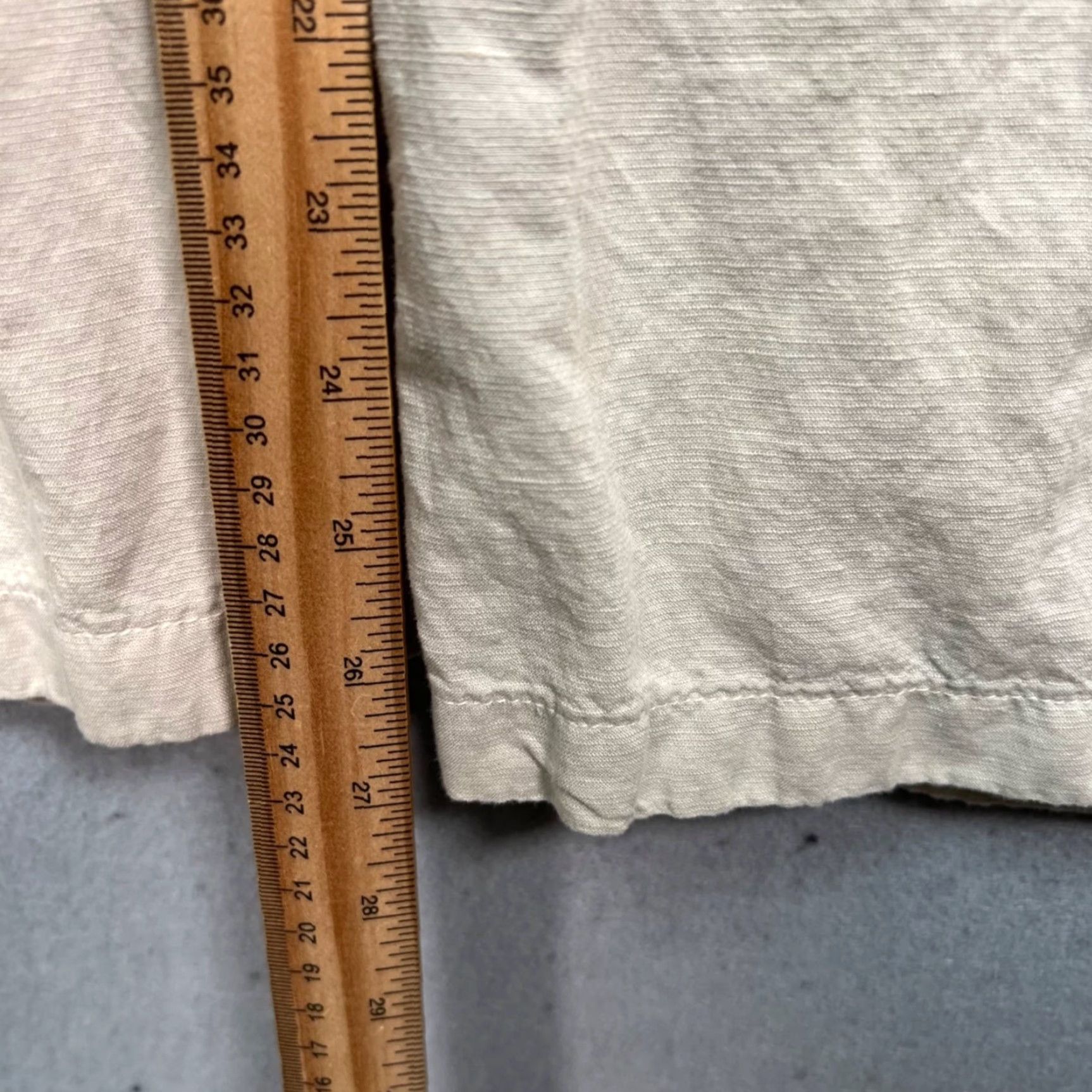 Uniqlo Uniqlo Womens Small Beige Linen Cotton Blend Elastic Waist Wide-Leg Pants 26-27 Inseam 28 Polyester Free Size 28" / US 6 / IT 42 - 6 Thumbnail