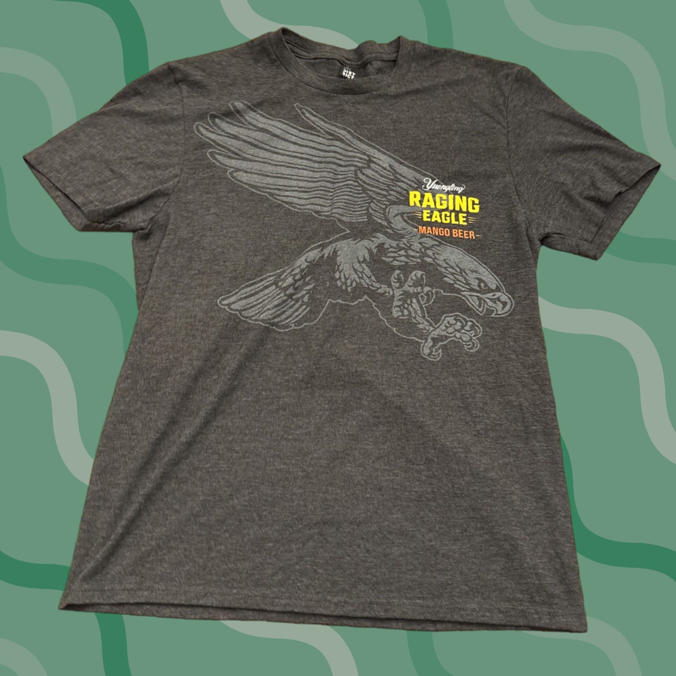 Vintage VINTAGE Yuengling T Shirt - Beer Apparel - District - Short Sleeve - S - Gray - Men - Mango Raging Eagle - Oldest Brewery - 1850s (if applicable) Size US S / EU 44-46 / 1 - 1 Thumbnail