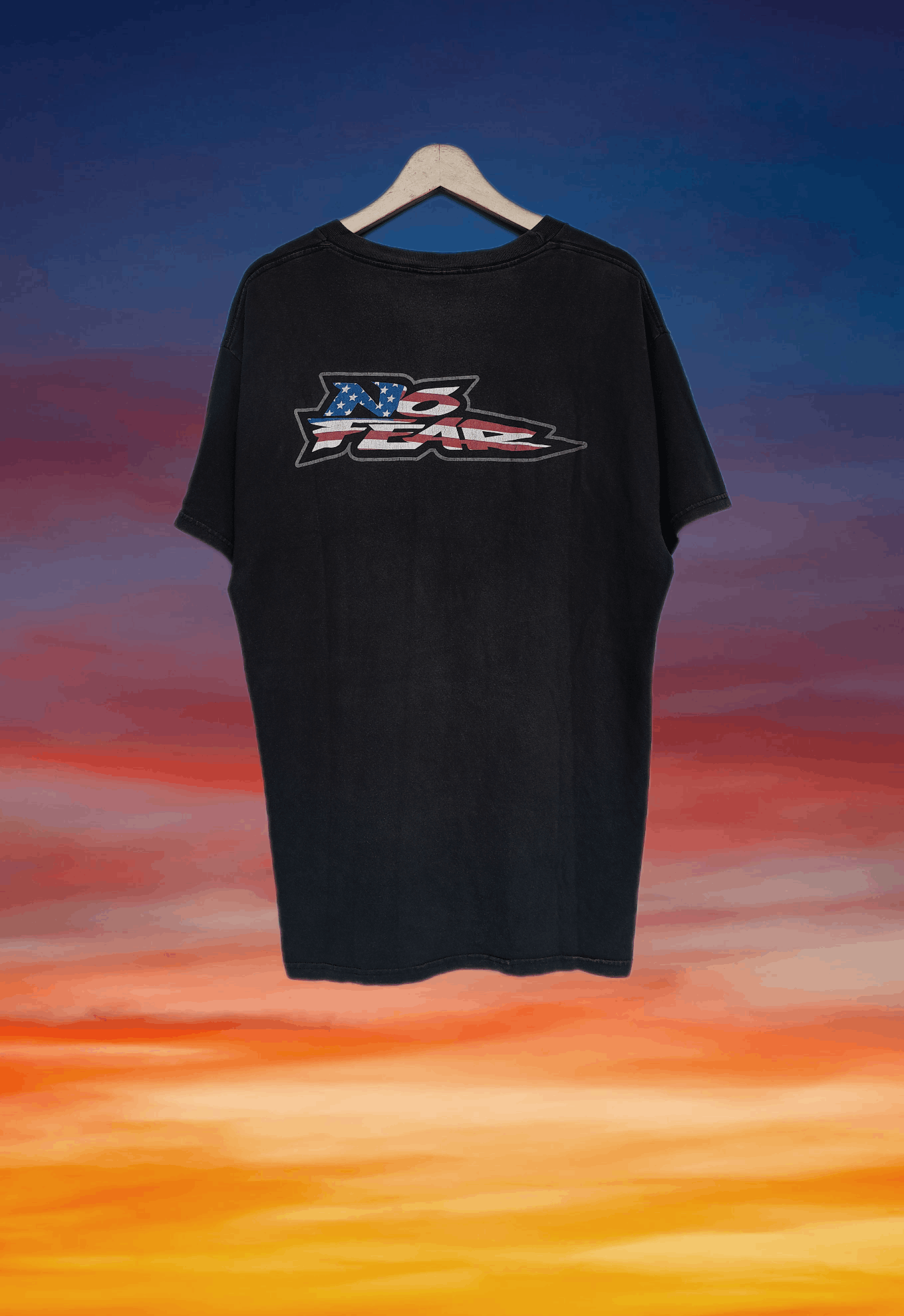 No Fear Streetwear Vintage 90s No Fear Clothing Surf Skate T-Shirt Size US L / EU 52-54 / 3 - 2 Thumbnail