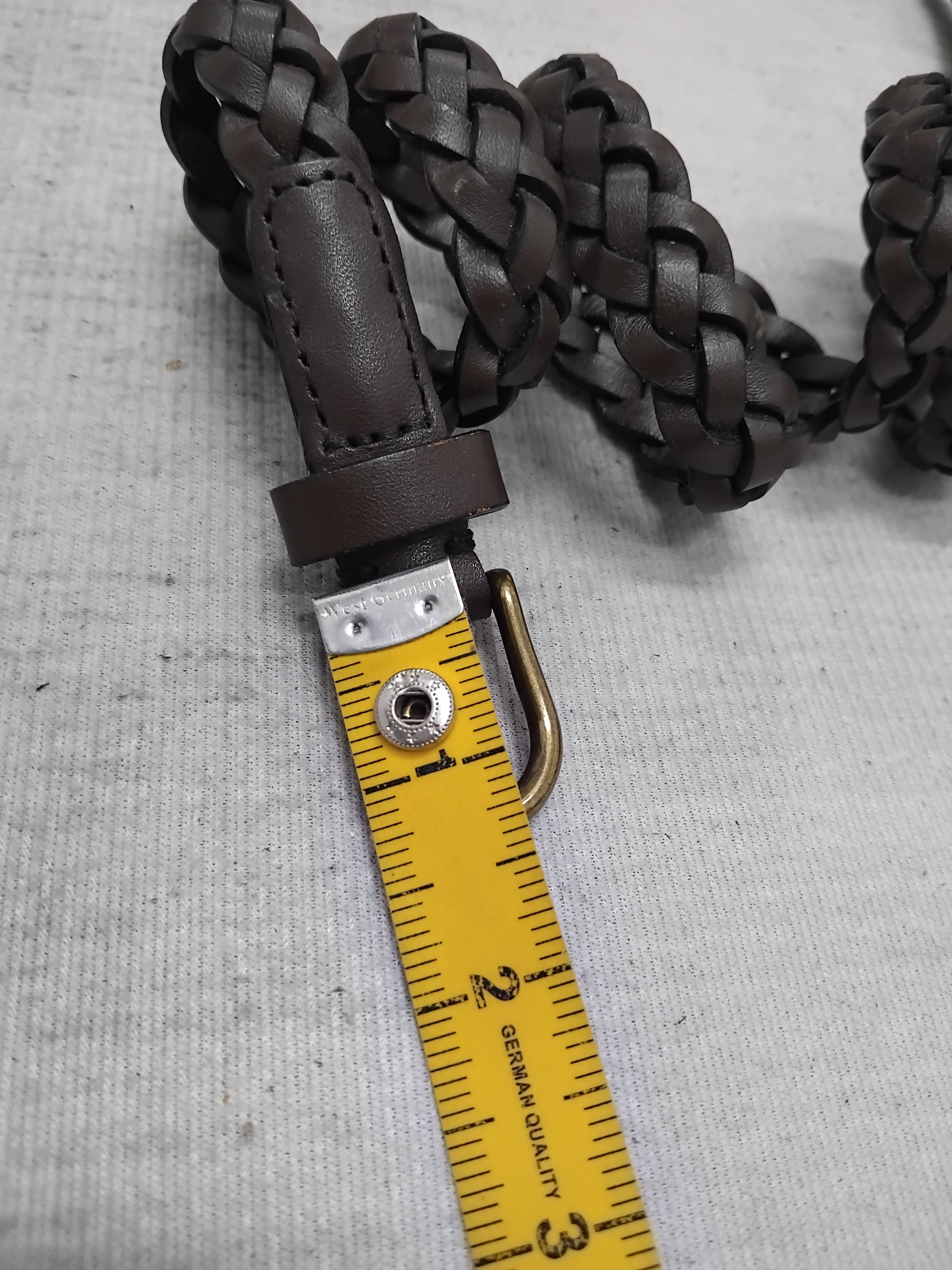Japanese Brand 💥Unnamed chocolate colour Japanese Leather belt Size ONE SIZE - 6 Thumbnail